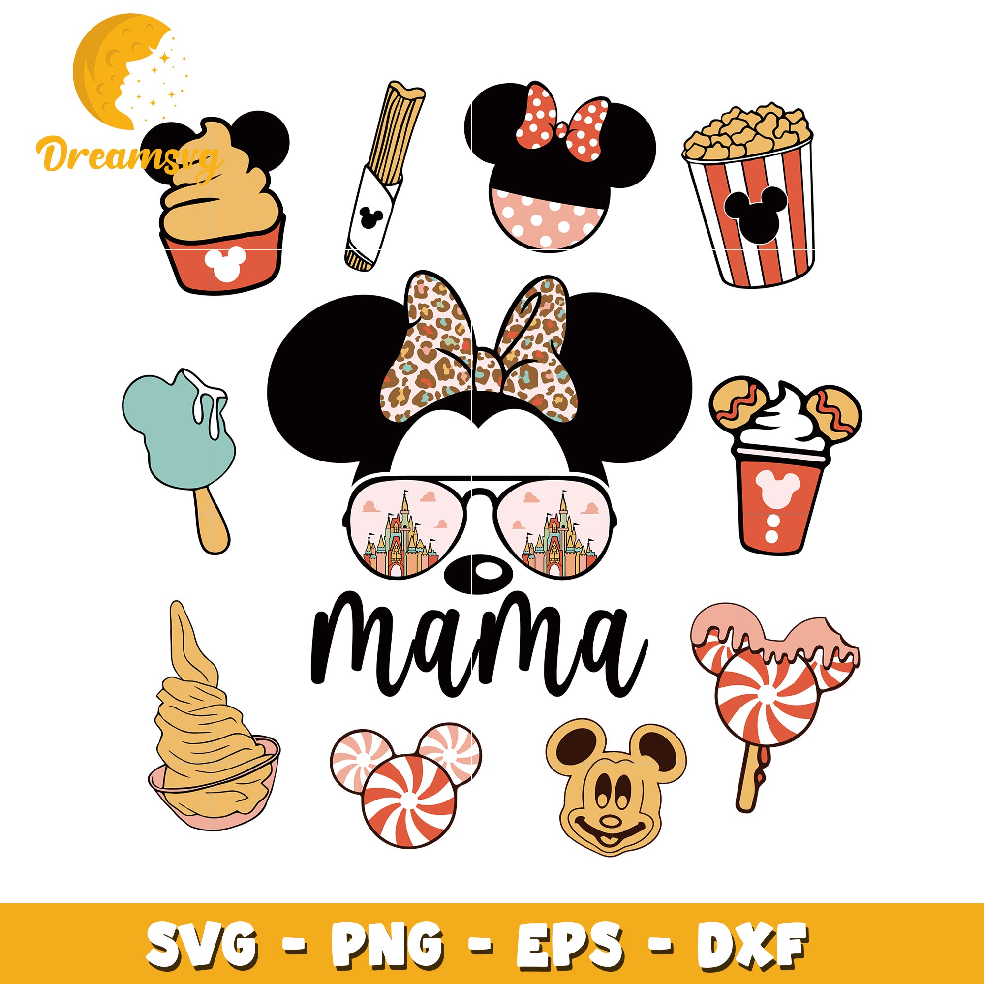 Disney Mama SVG Cut File Bundle