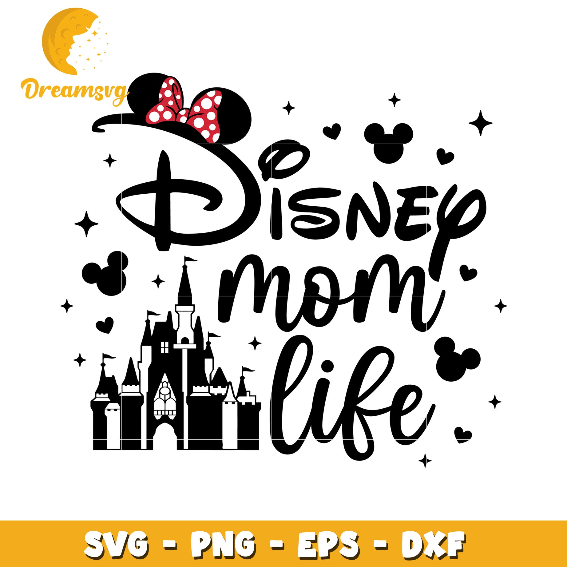 Disney Mom Life SVG Cut File