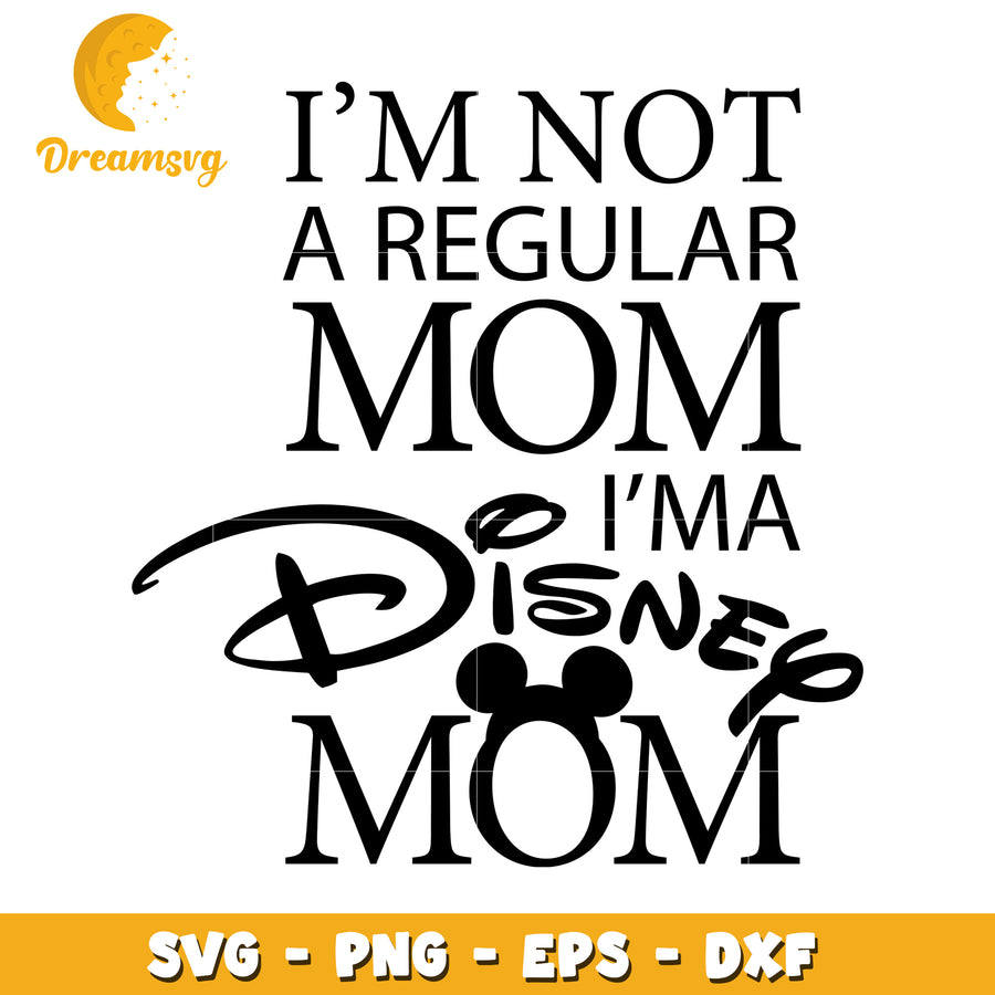Disney Mom SVG Cut File