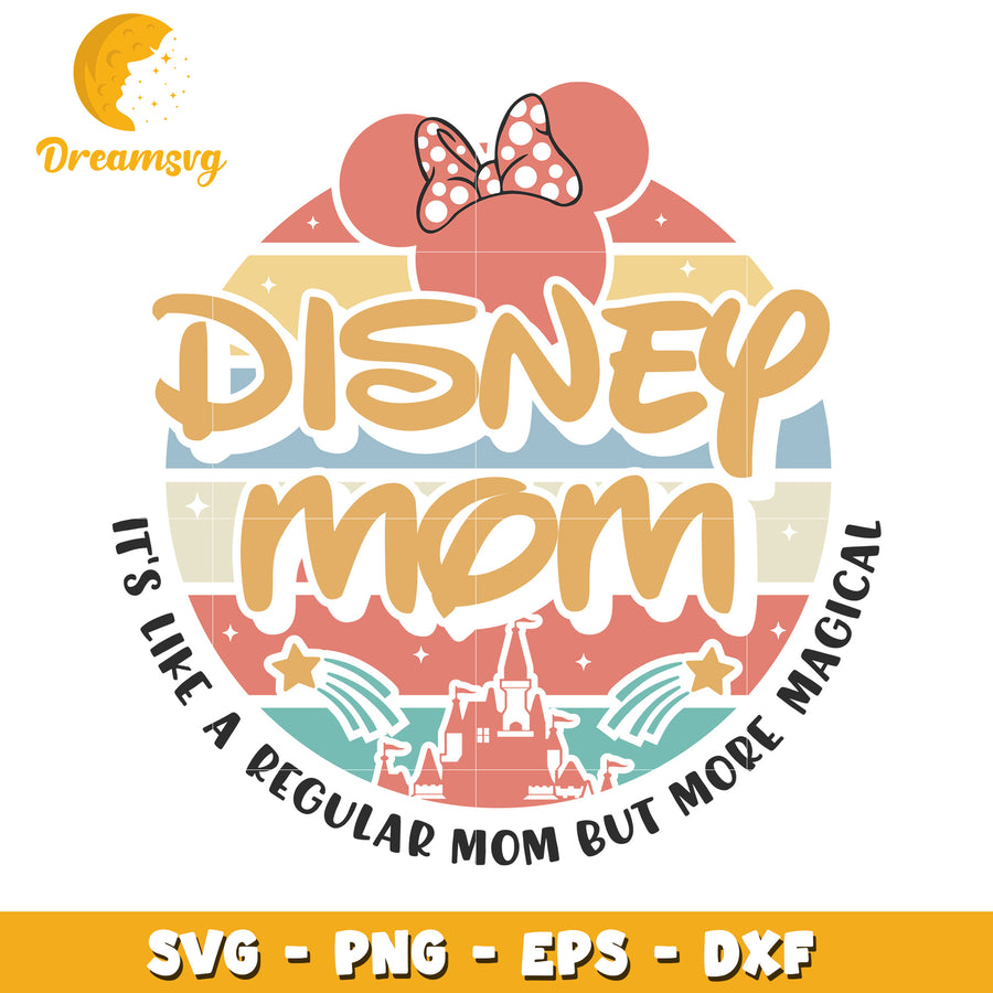 Disney Mom SVG Cut File Design