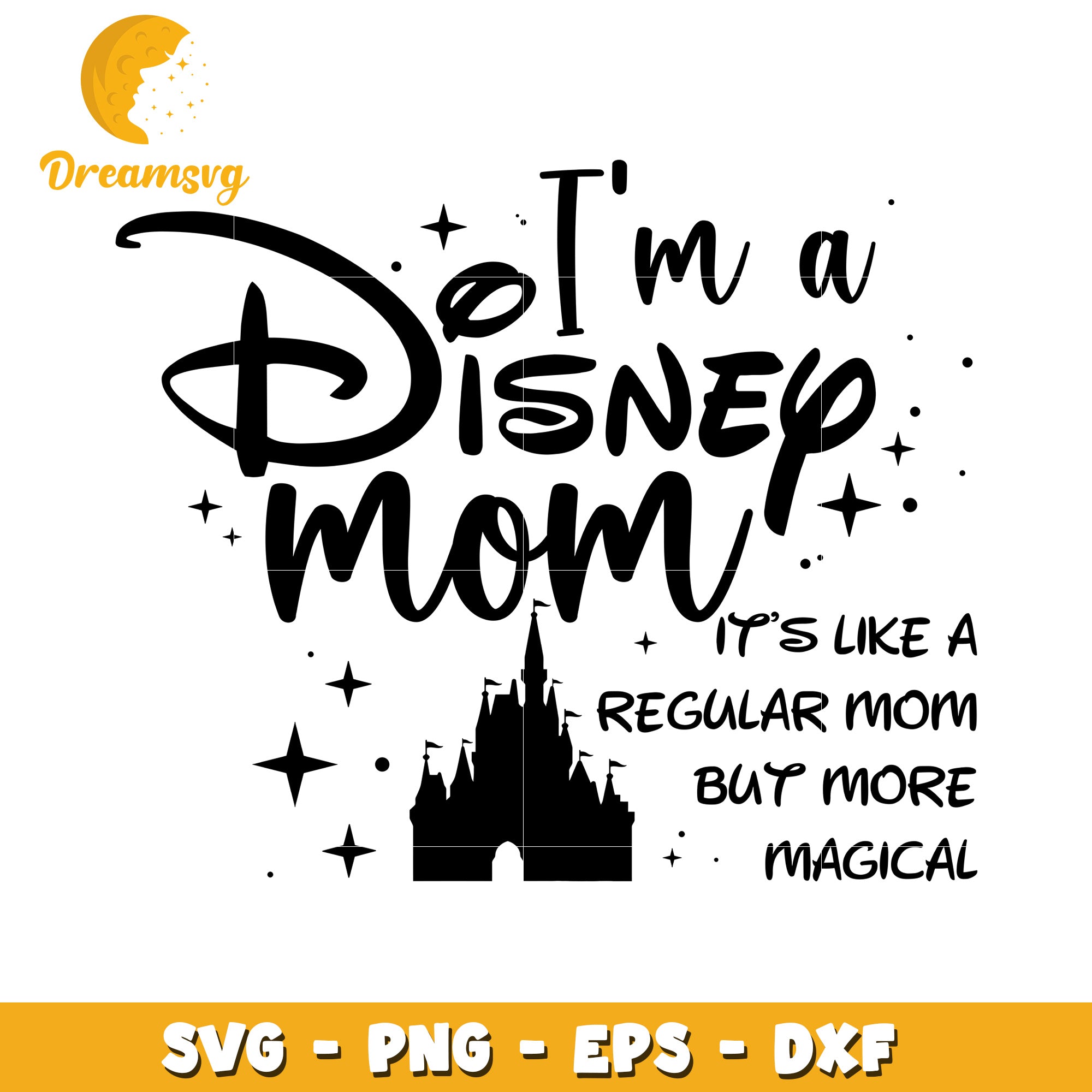 Disney Mom SVG Cut File Instant Download
