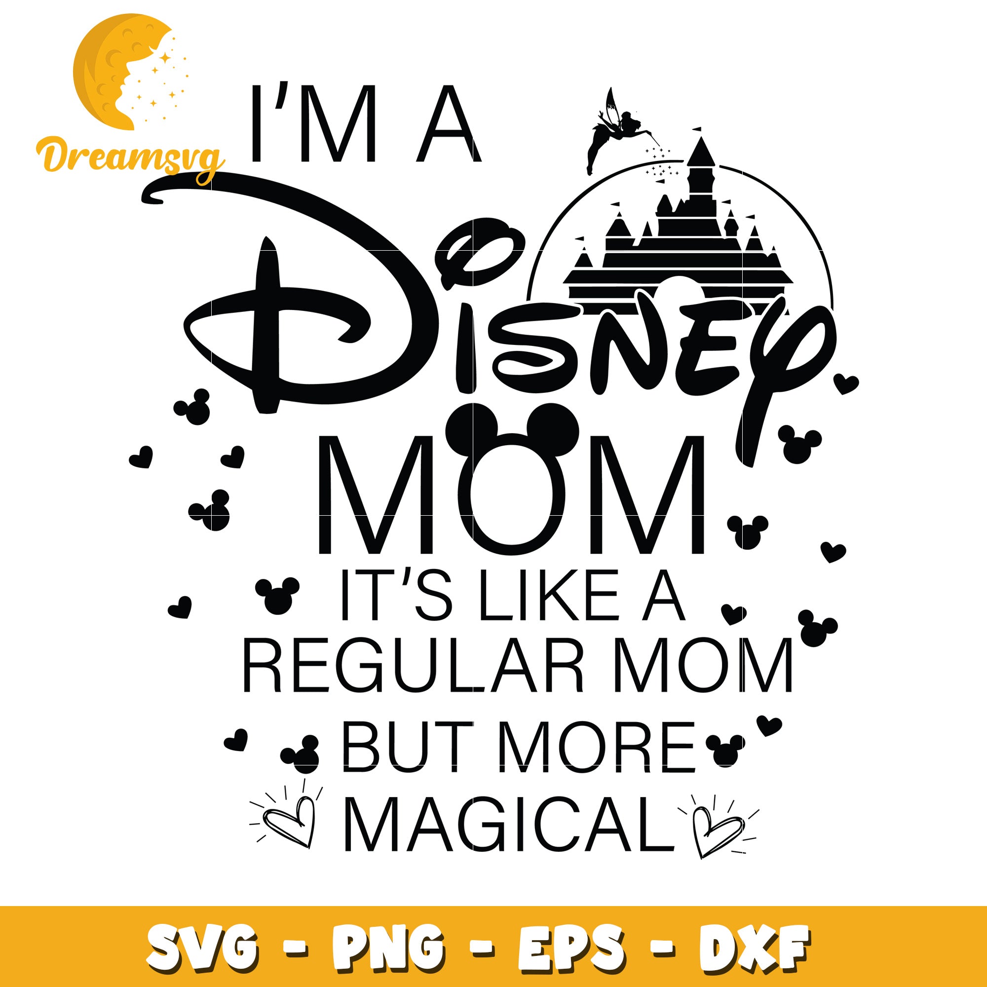 Disney Mom SVG Cut File Magical Mom Design
