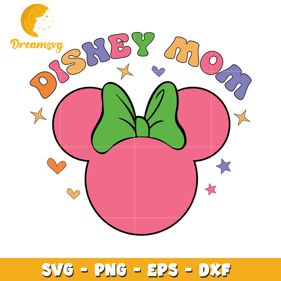 Disney Mom SVG PNG EPS DXF Cut File