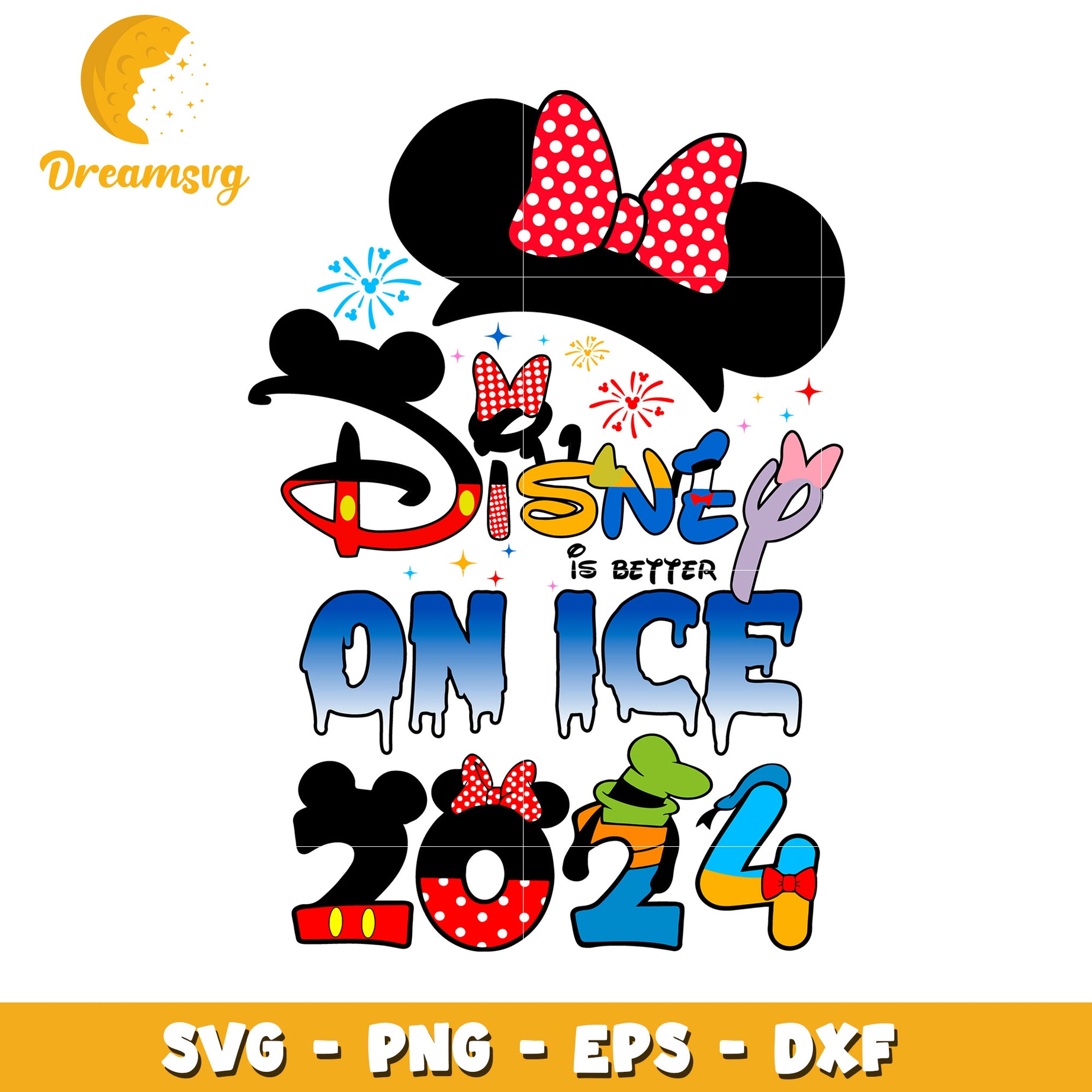 Disney On Ice 2024 SVG PNG EPS DXF