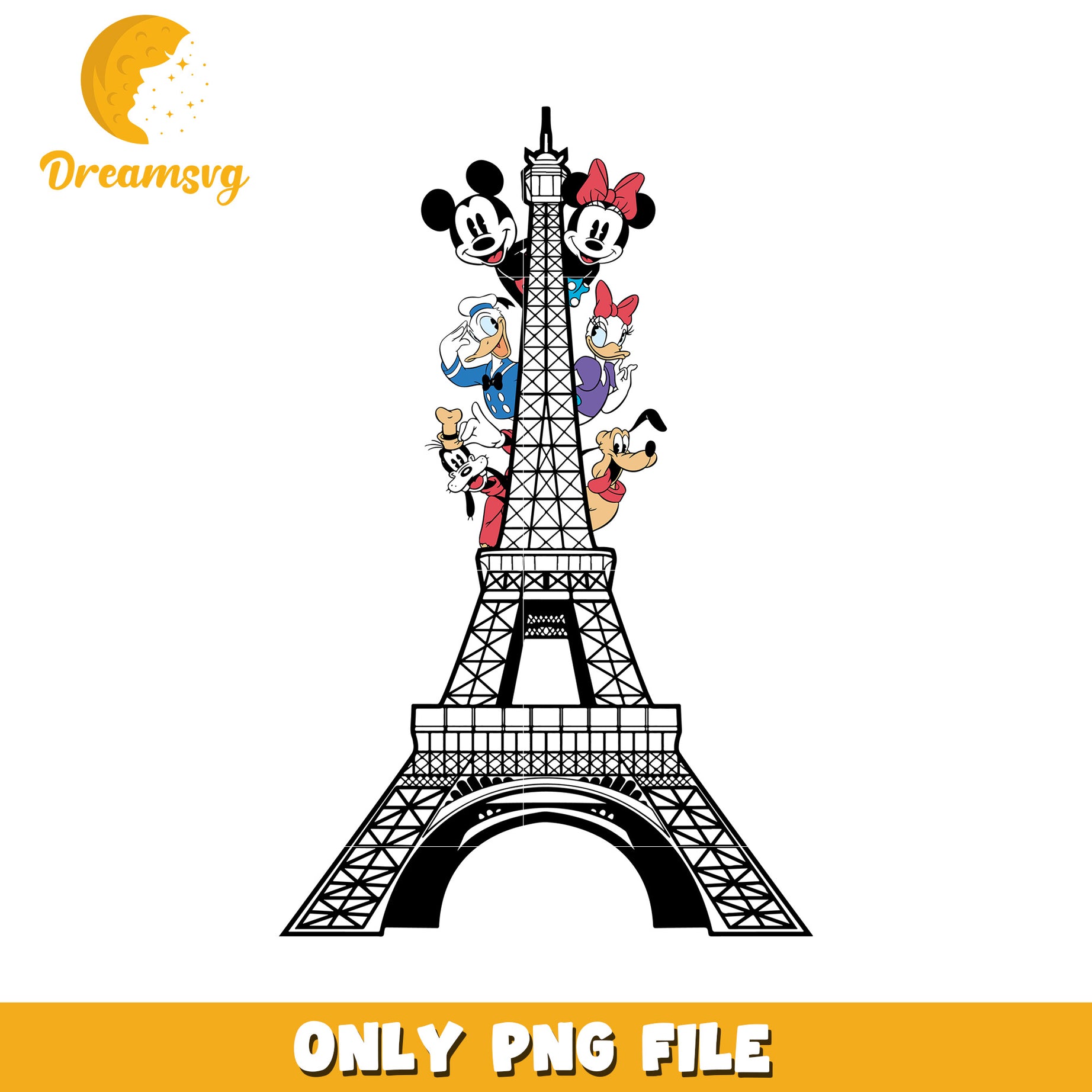Disney Paris Eiffel Tower PNG