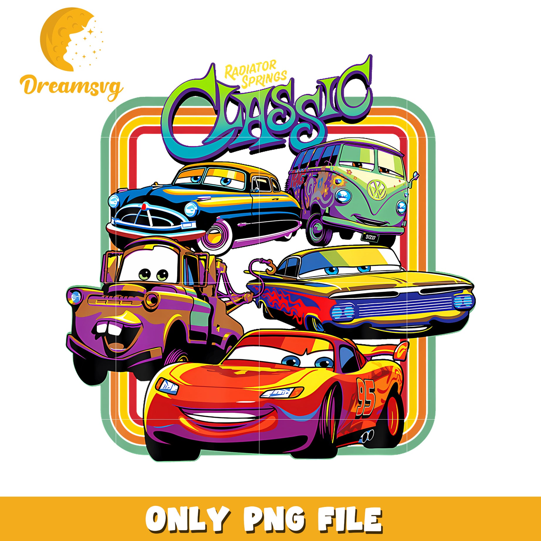 Disney Pixar Cars Radiator png, funny images png, spring classic png
