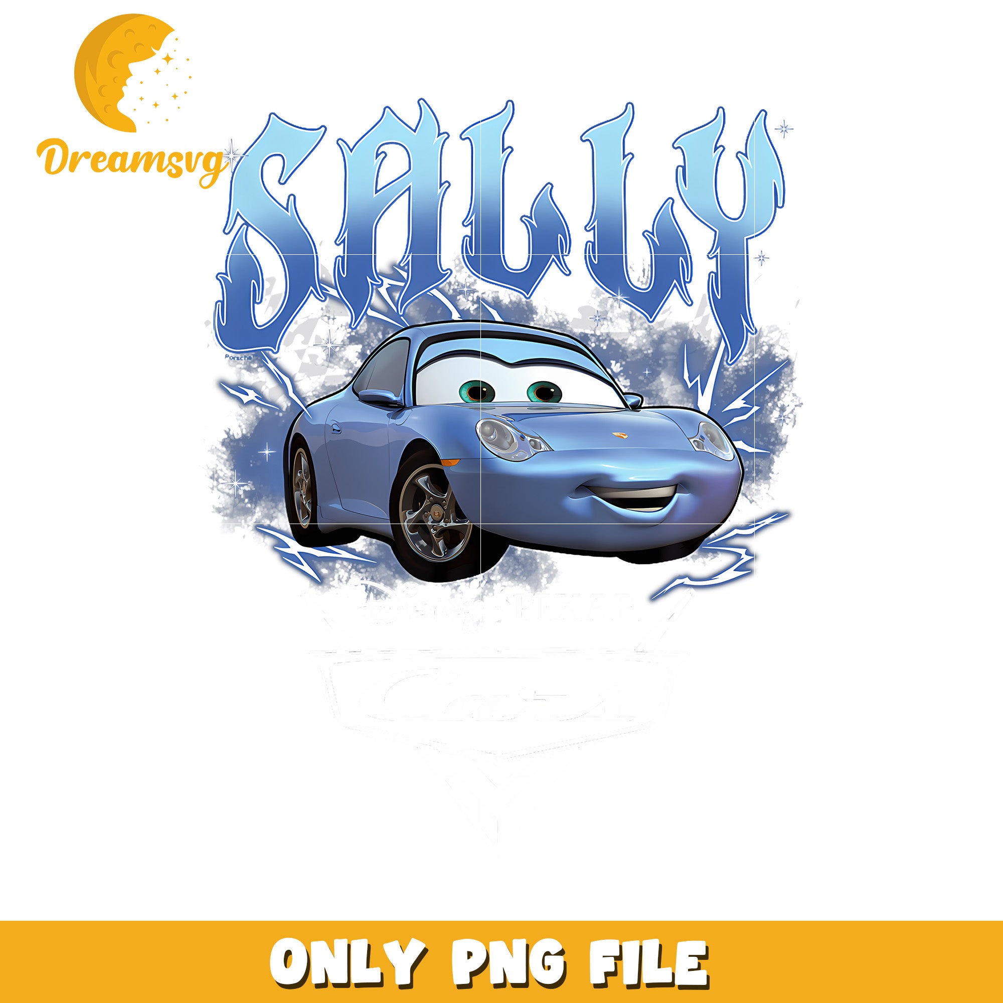 Disney Pixar Cars Sally Racer Distressed png, trending memes png, cars disney png