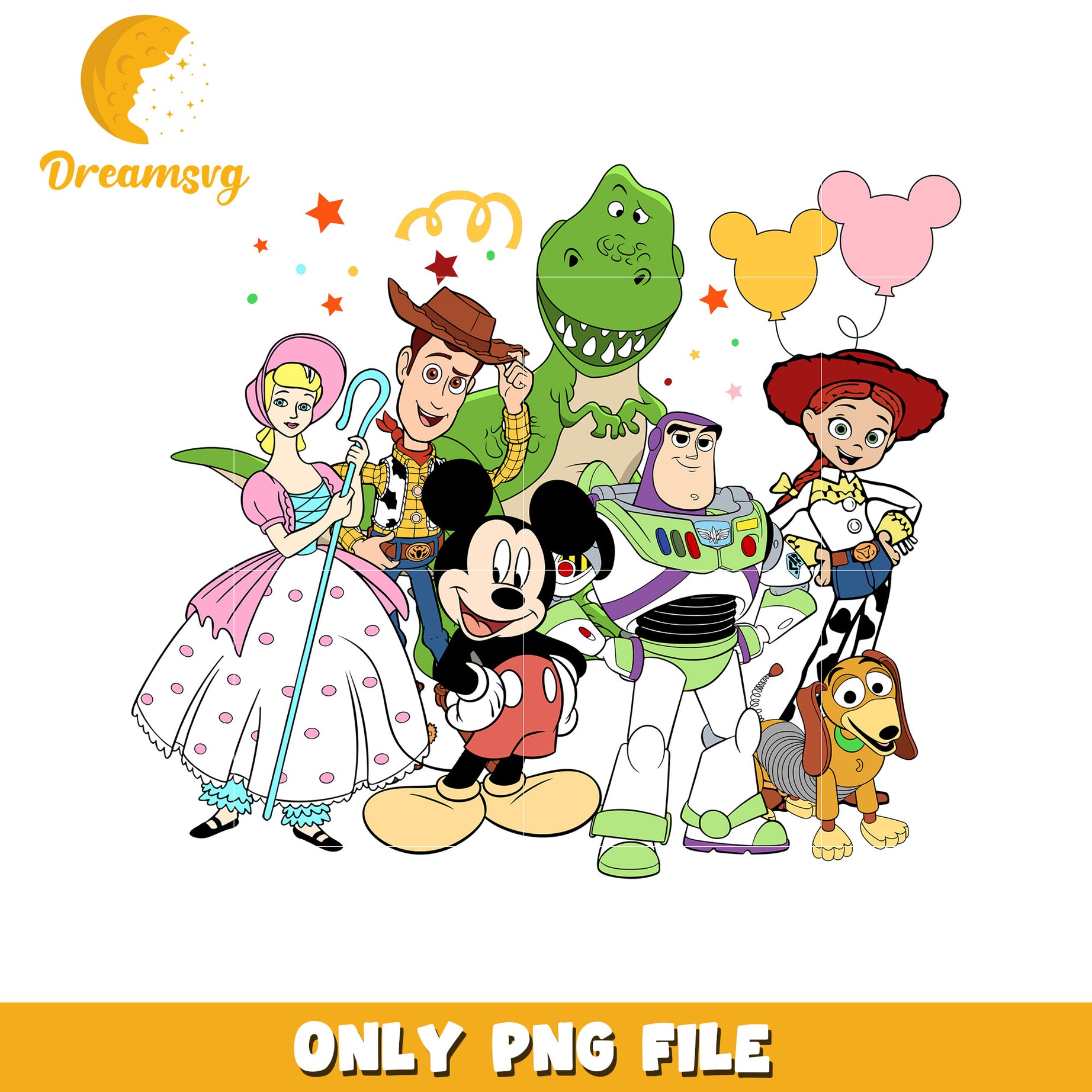 Disney Pixar Toy Story Mickey PNG