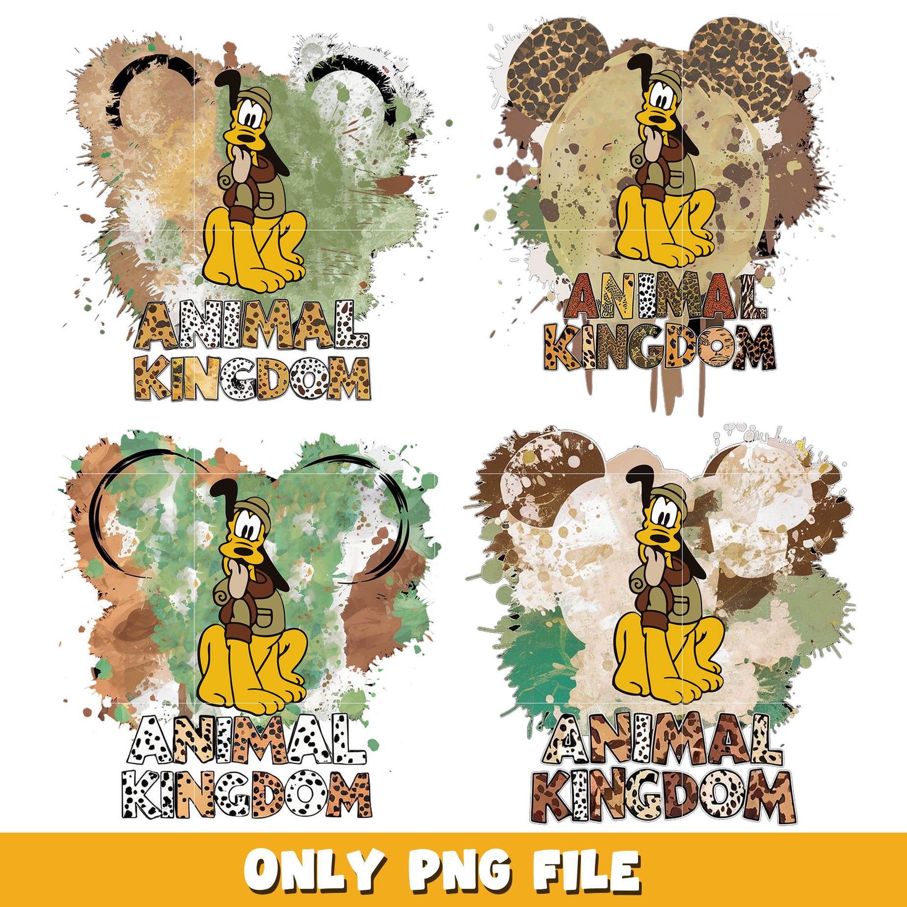 Disney pluto animal kingdom png bundle, Disney animal kingdom png, Disney png