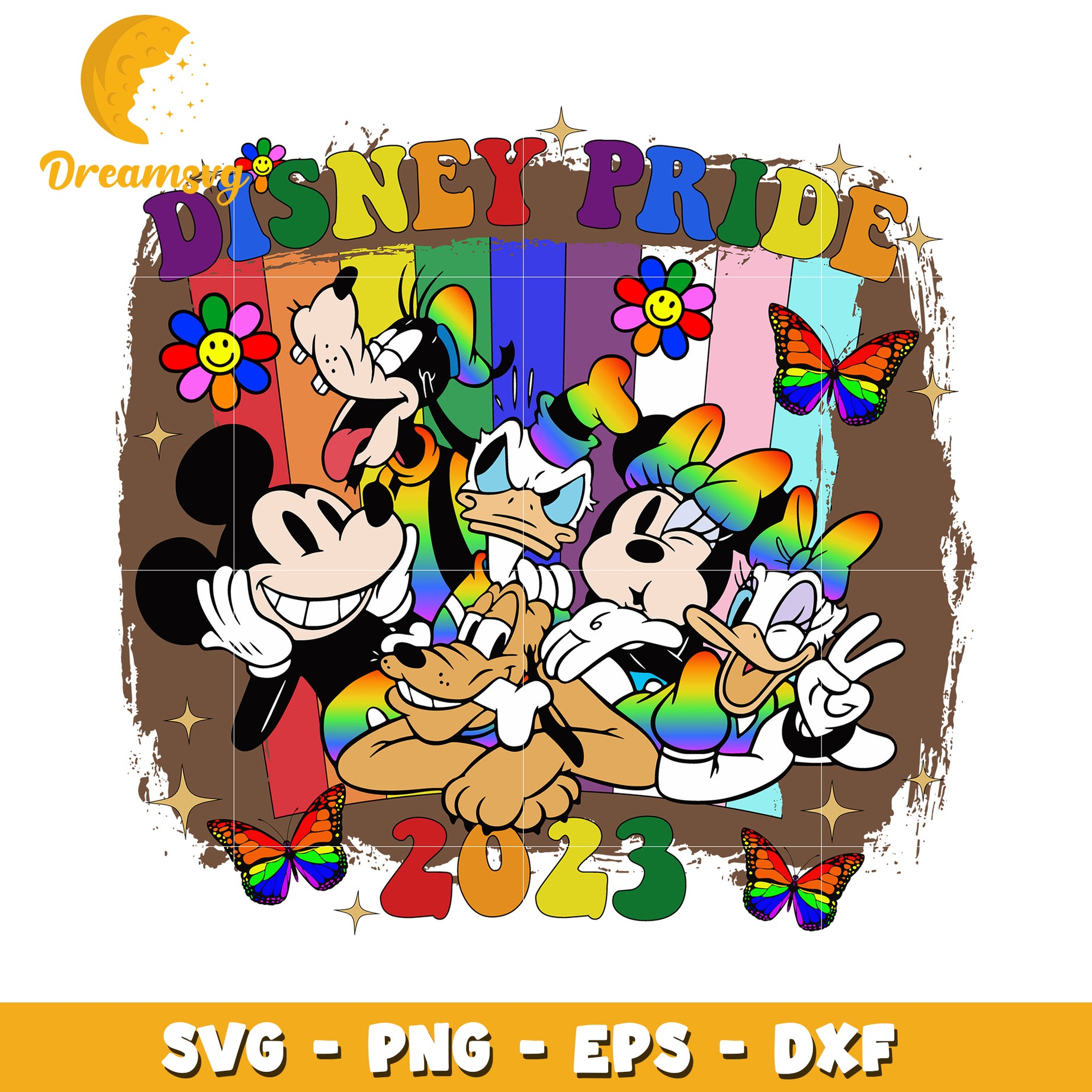 Disney Pride 2023 SVG PNG EPS DXF
