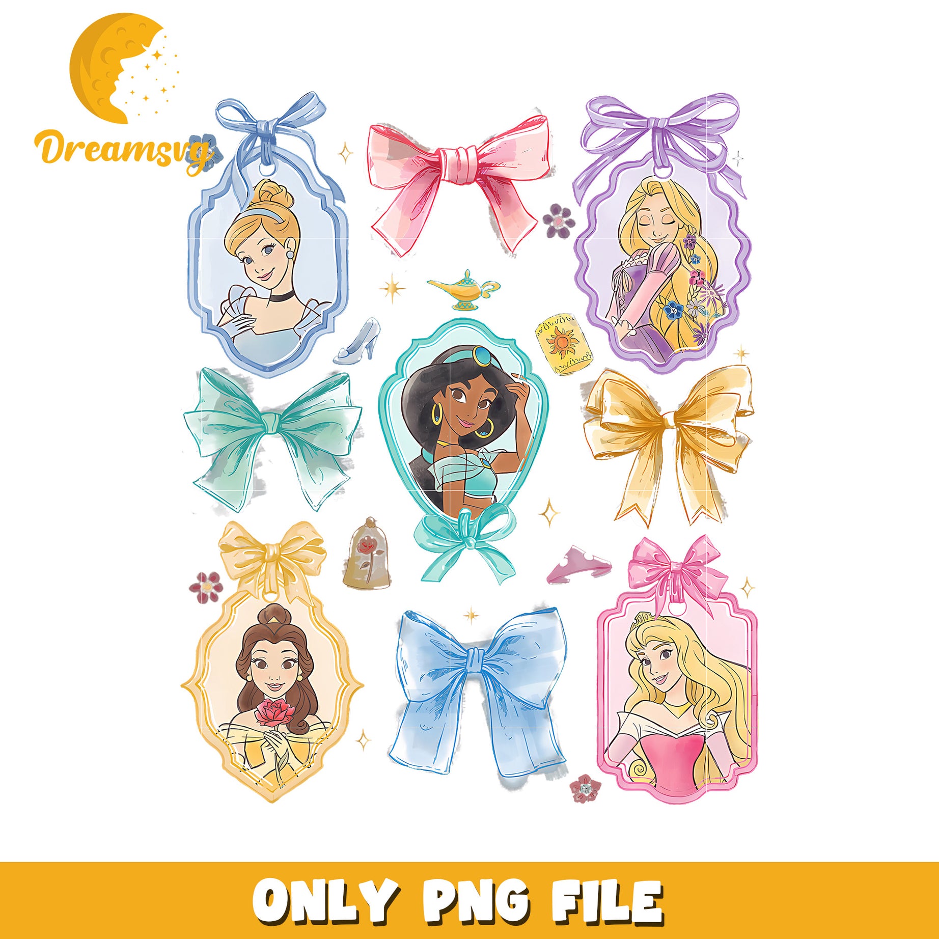 Disney Princess And Bows png, trending memes png, princess png