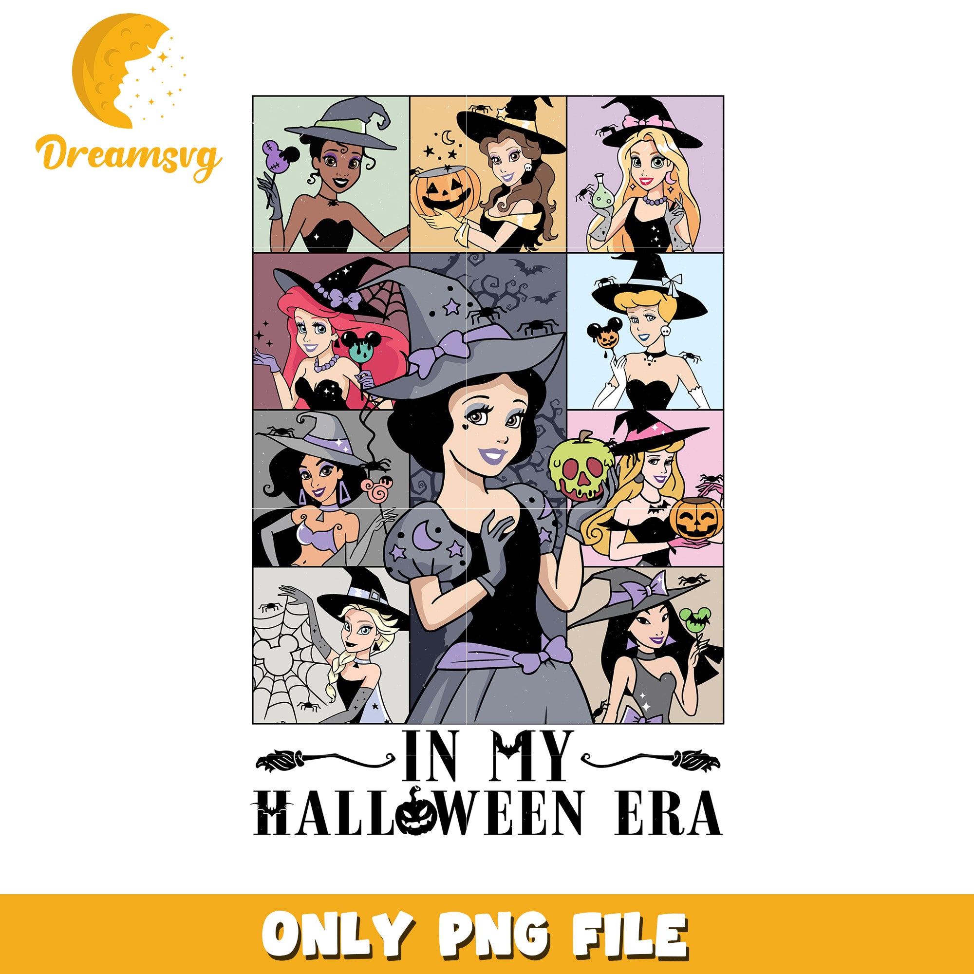 Disney Princess Halloween PNG – DreamSVG Store