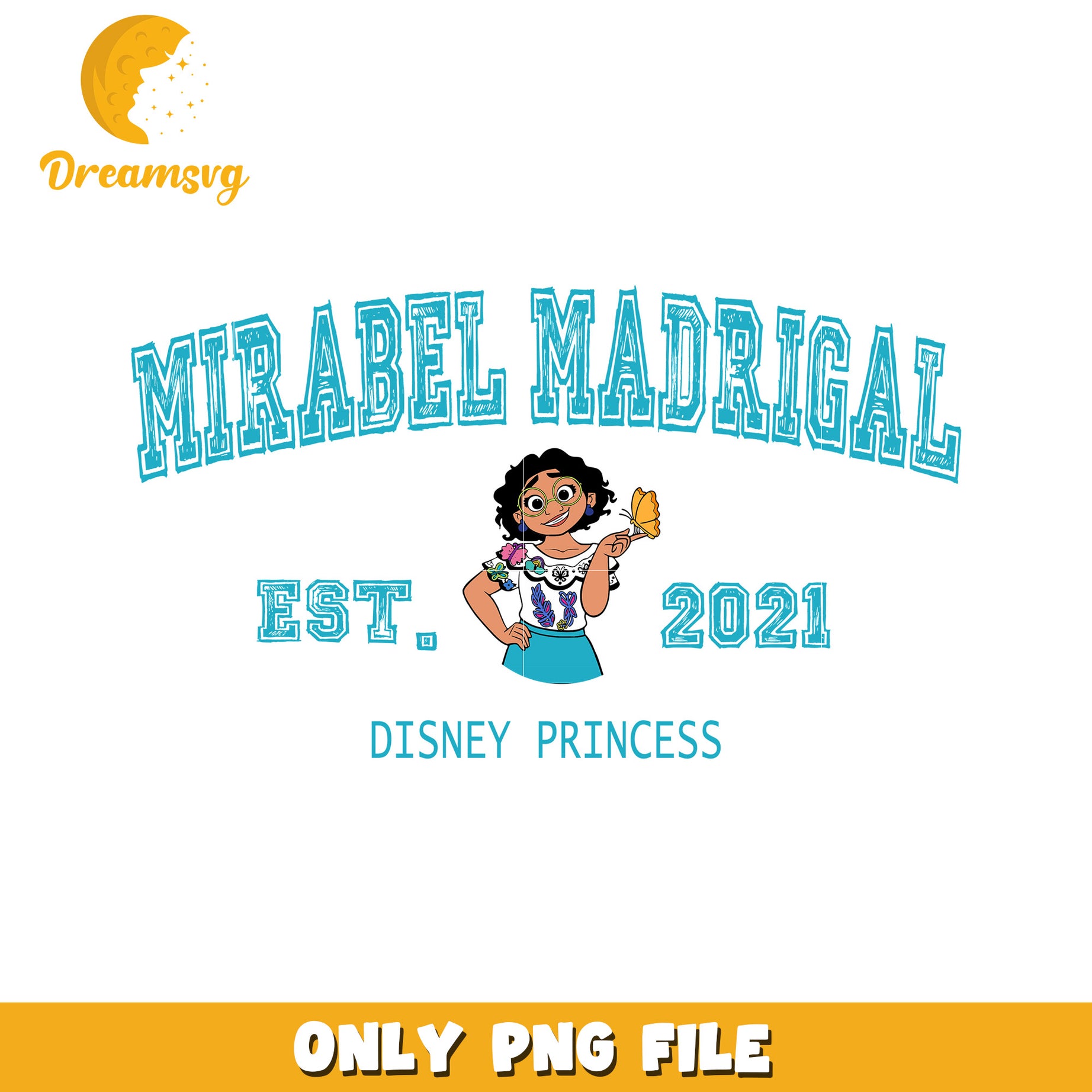 Disney Princess Mirabel Madrigal PNG Design 2021
