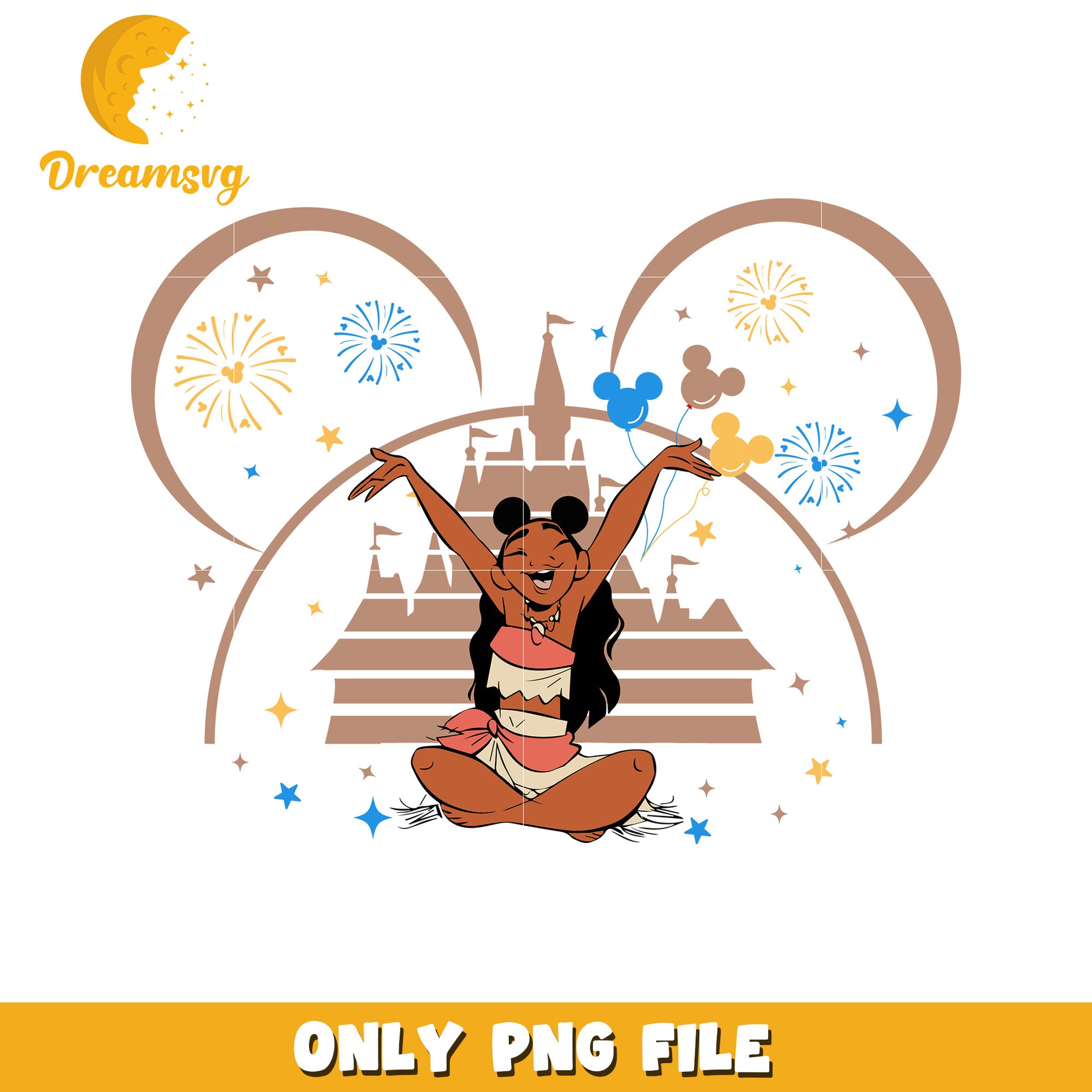 Disney Princess PNG Sublimation