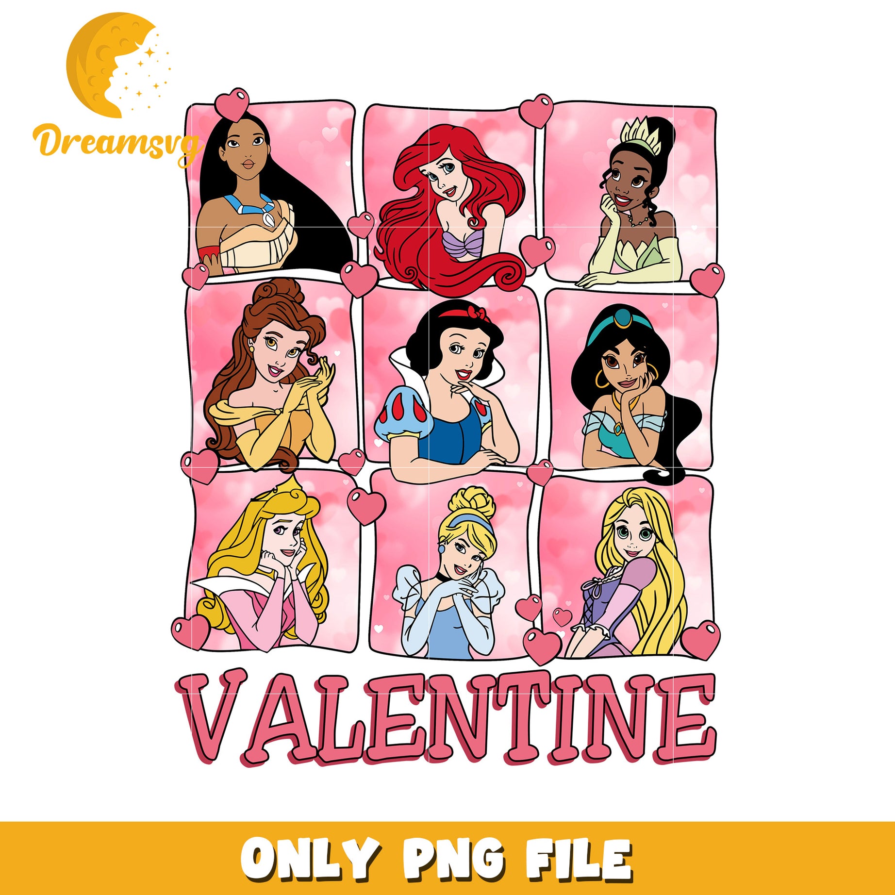 Disney Princesses Valentine PNG