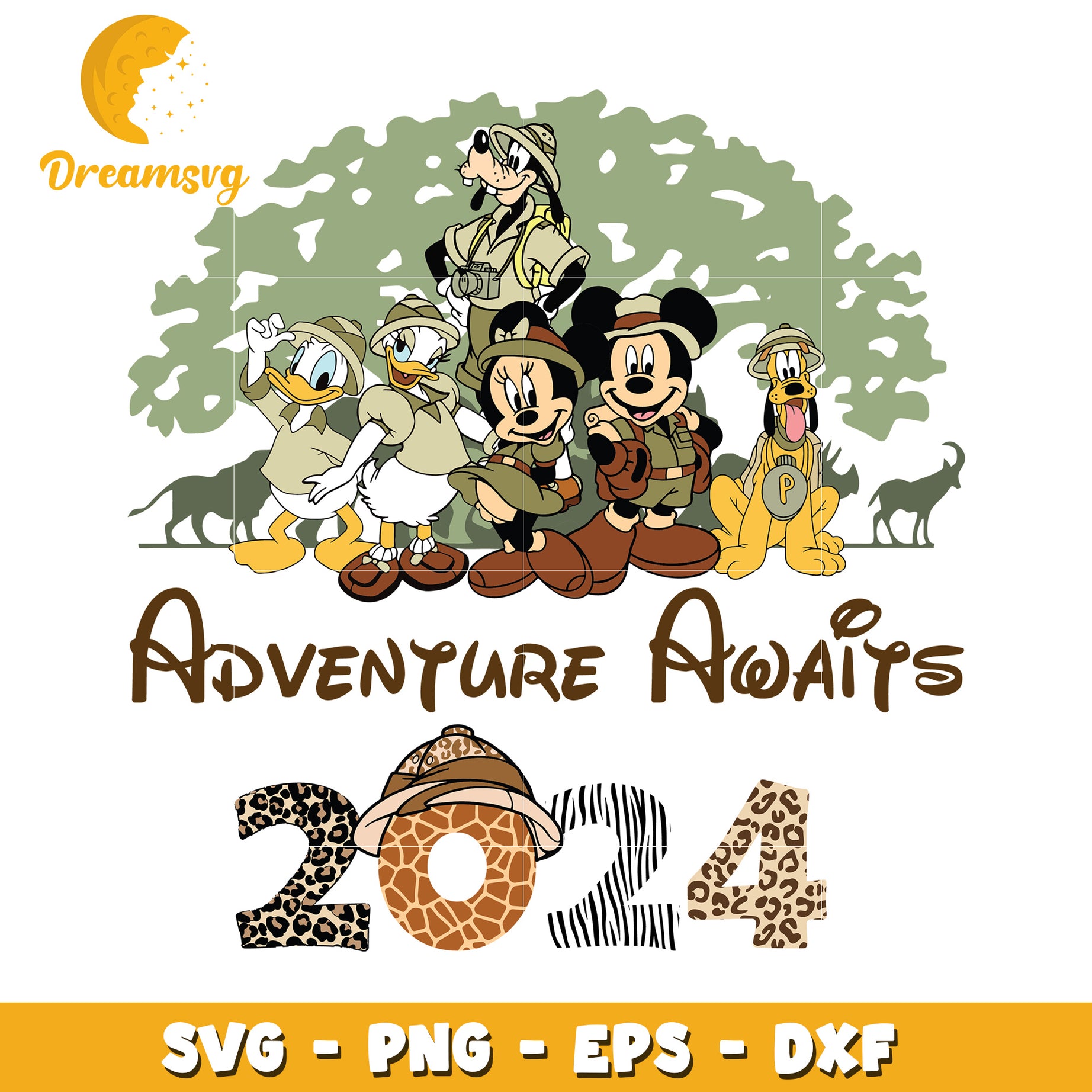 Disney Safari Adventure 2024 SVG PNG