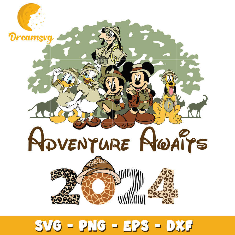 Disney Safari Adventure 2024 SVG PNG