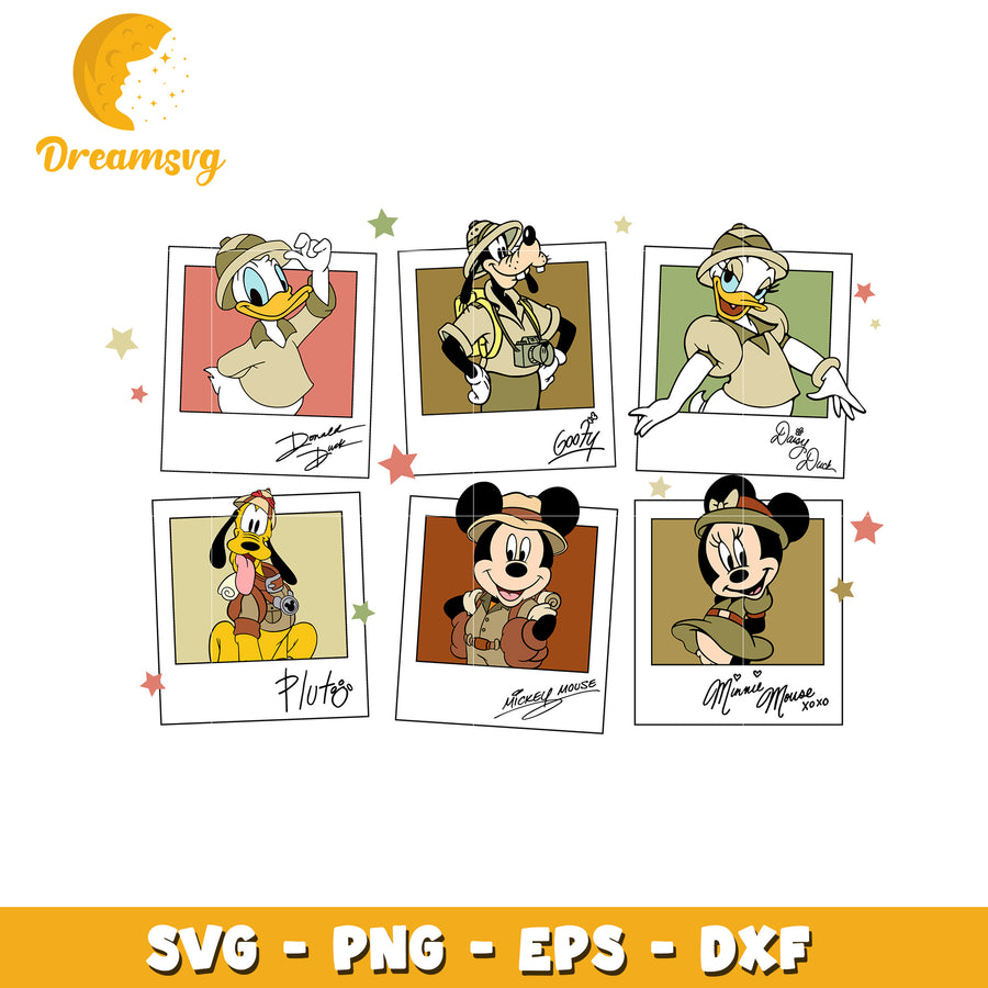 Disney Safari Friends SVG PNG EPS DXF