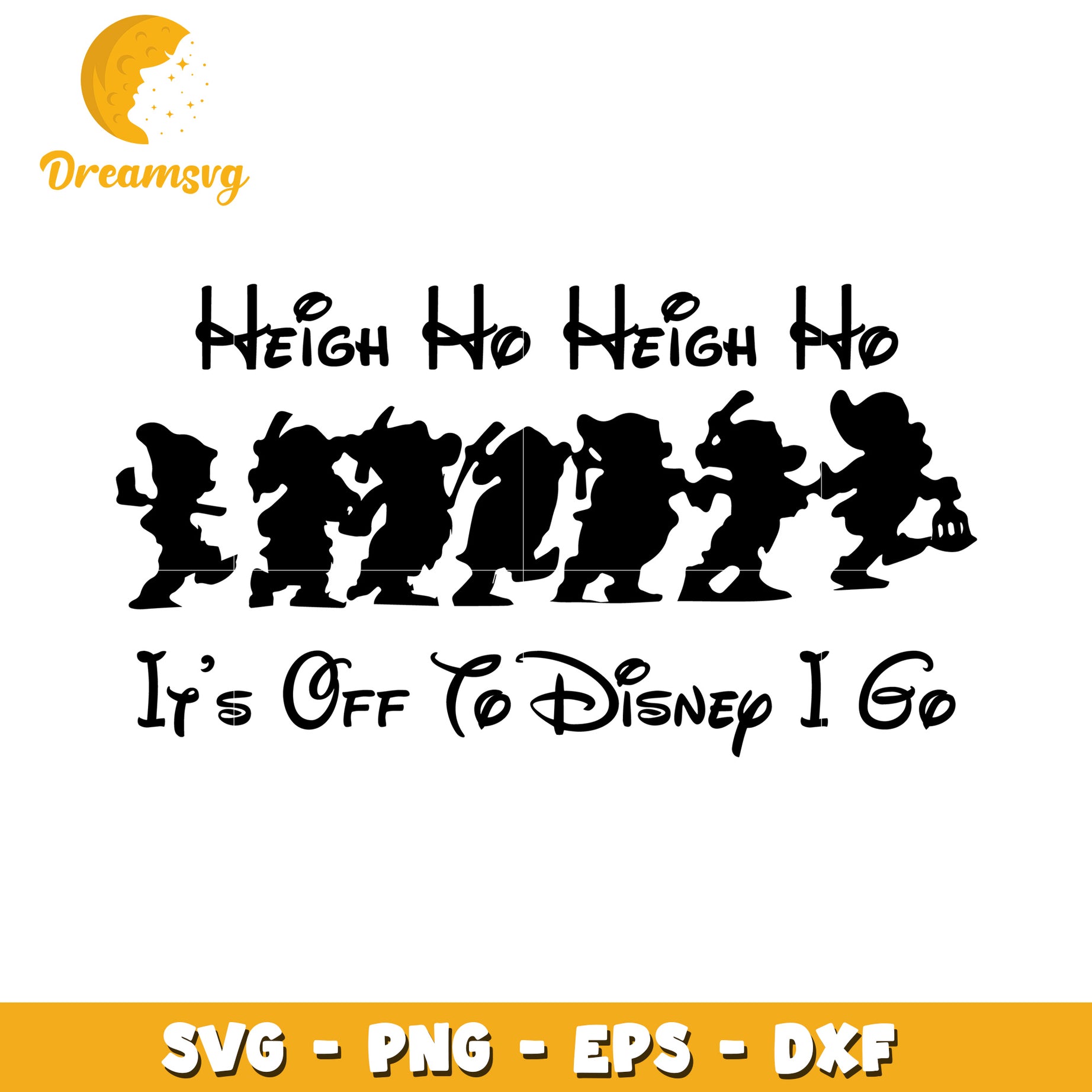 Disney Seven Dwarfs SVG Cut File