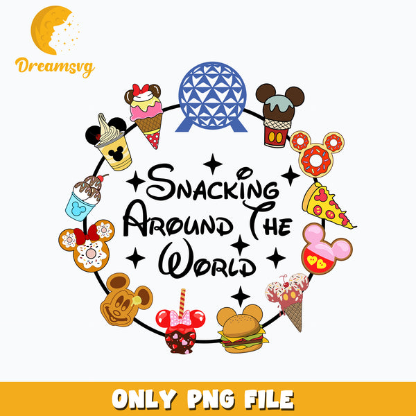 Disney Snacking Around The World png