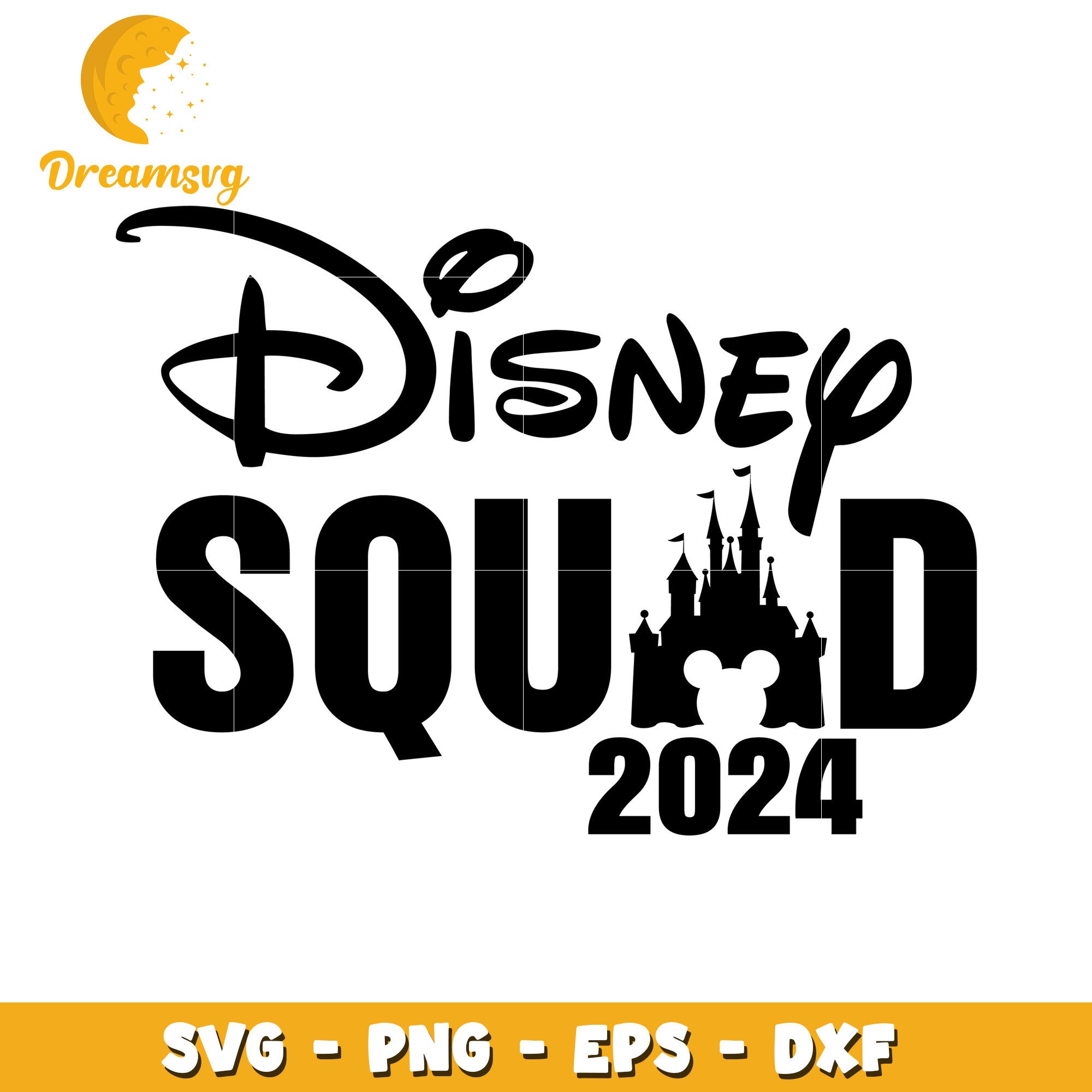 Disney Squad 2024 SVG Design for Family and Friends Gatherings