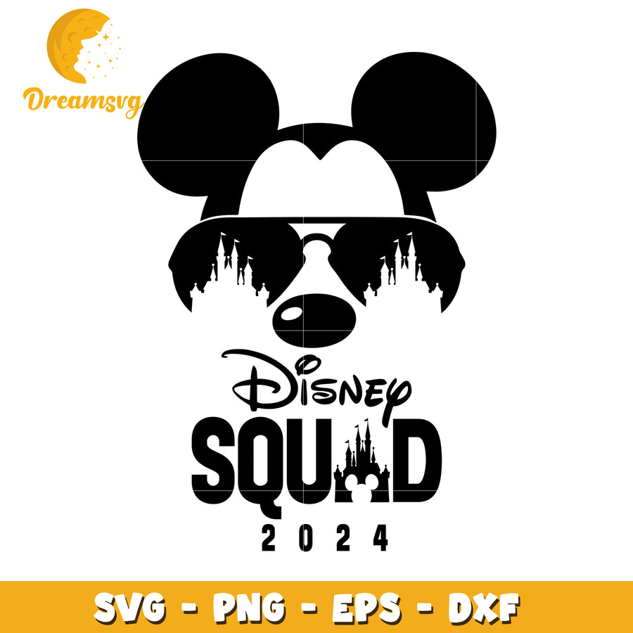Disney Squad 2024 SVG Mickey Mouse