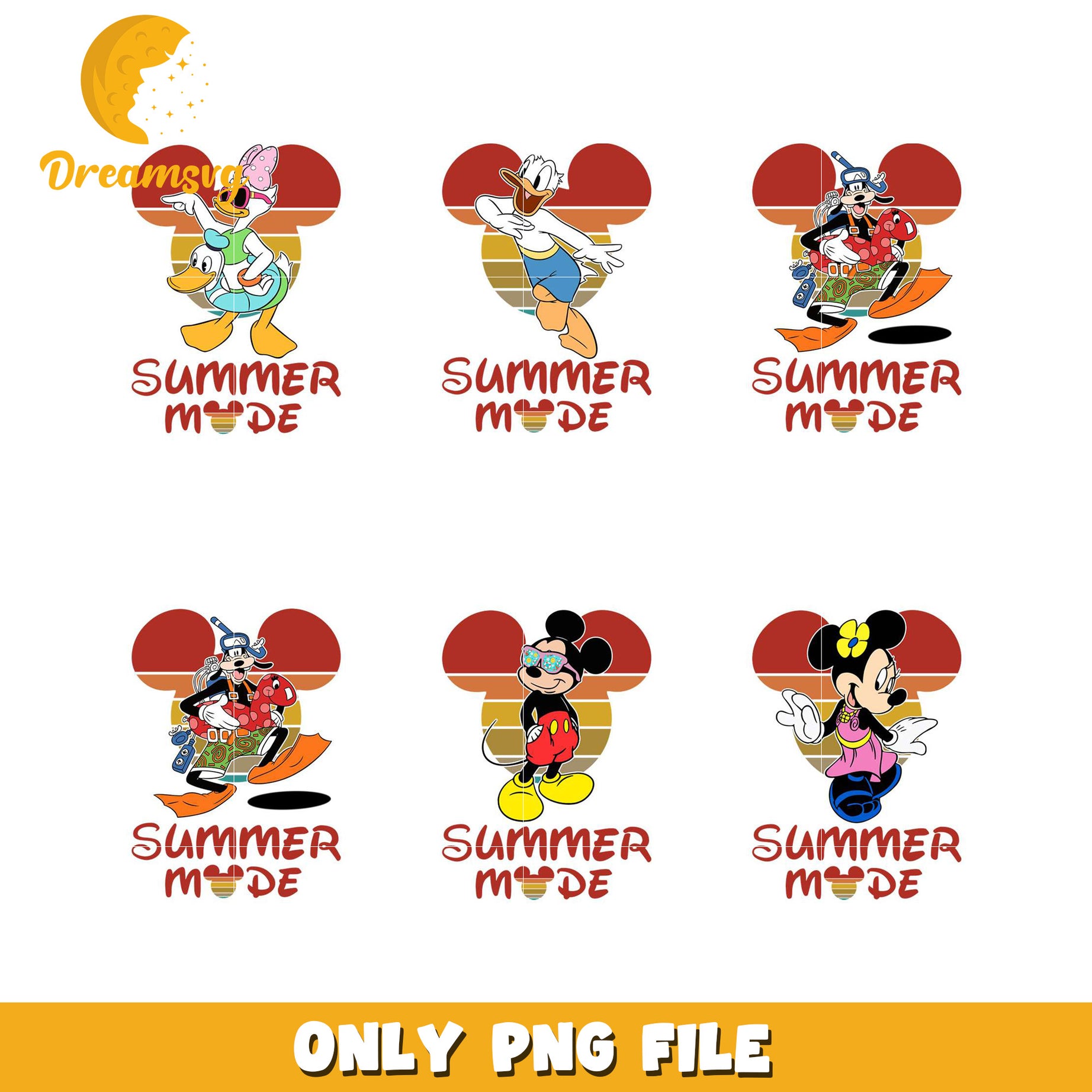 Disney Summer Bundle PNG