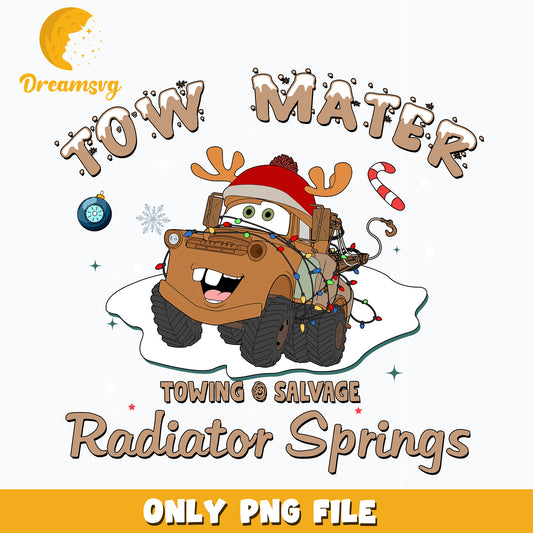 Disney Tow Mater christmas png