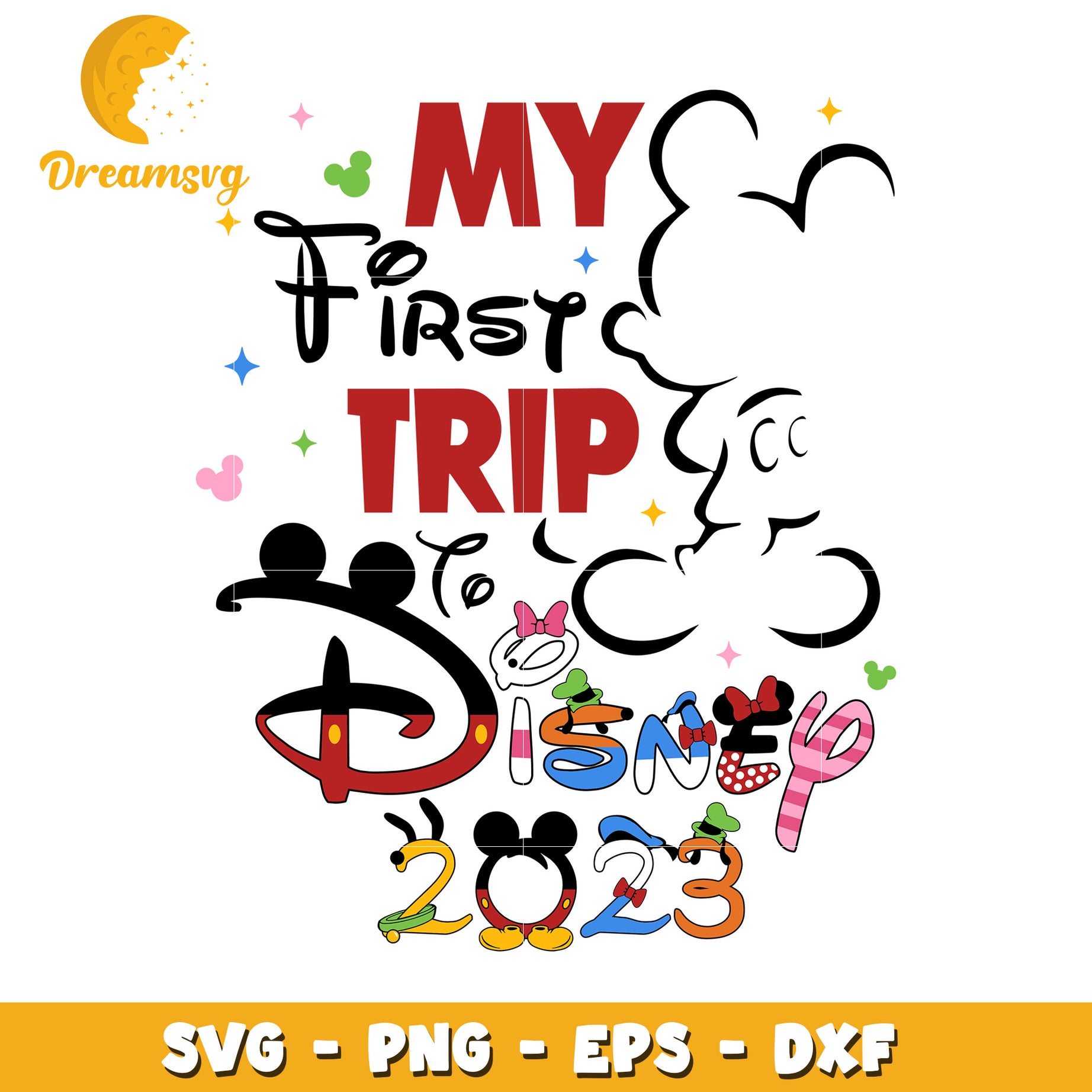 Disney Trip 2023 SVG Cut File