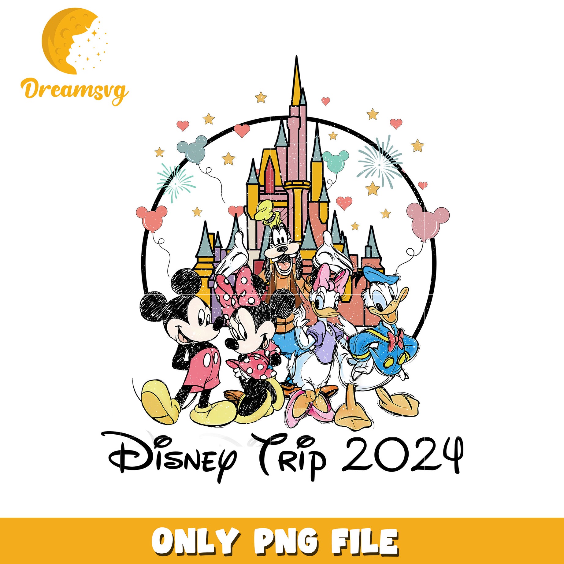 Disney Trip 2024 PNG Image