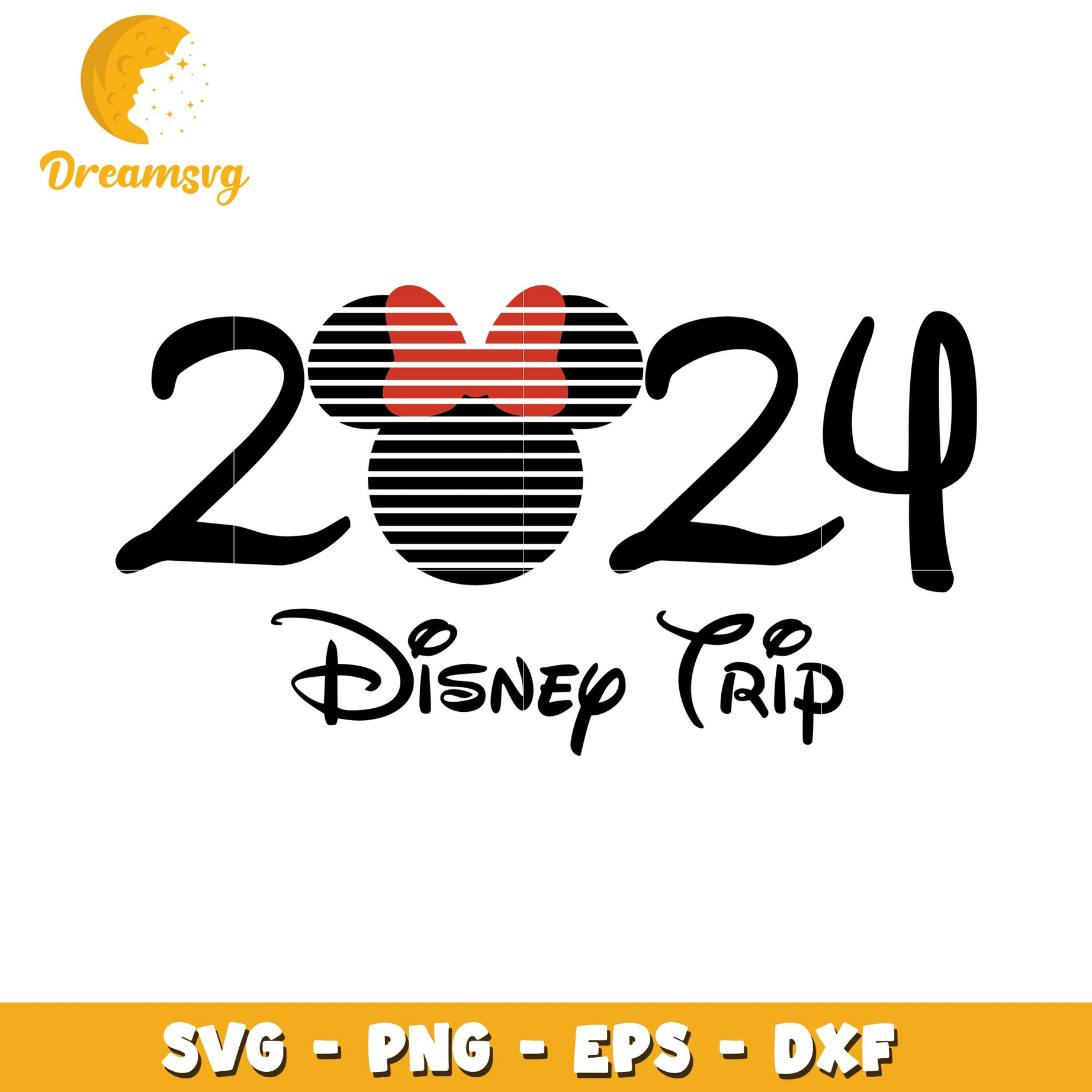 Disney Trip 2024 SVG Design for Family Vacation Memories