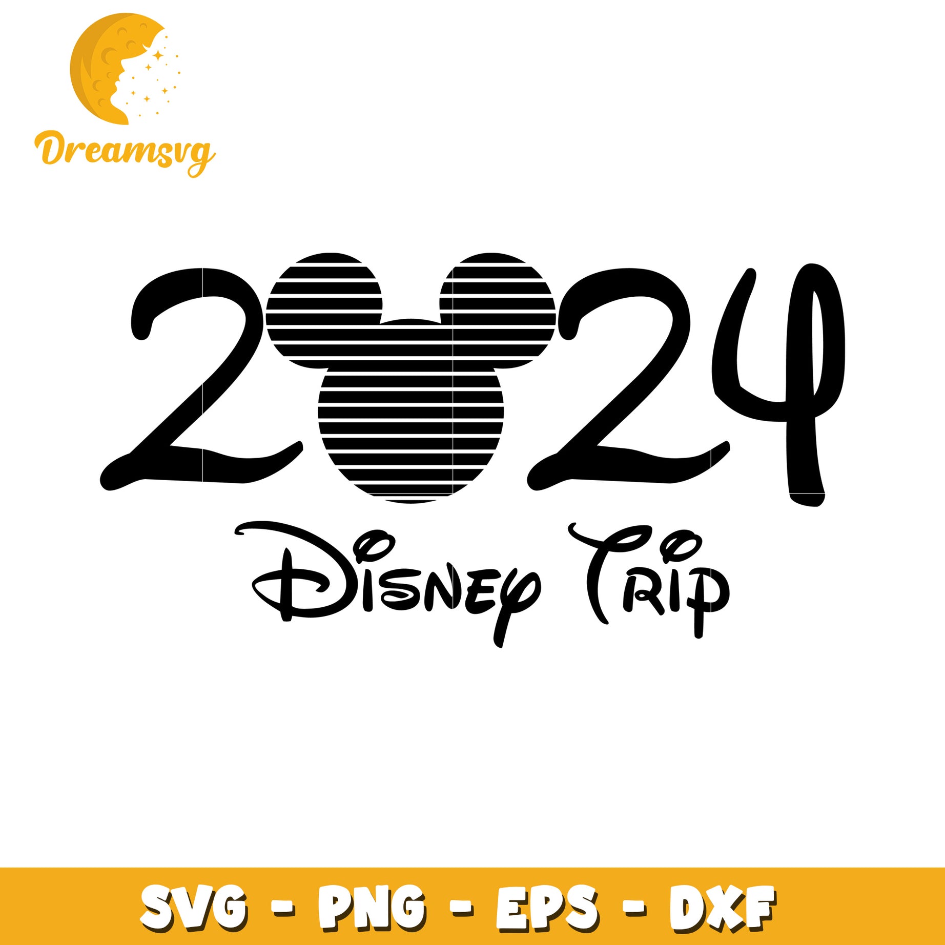 Disney Trip 2024 SVG Design for Memorable Family Vacation