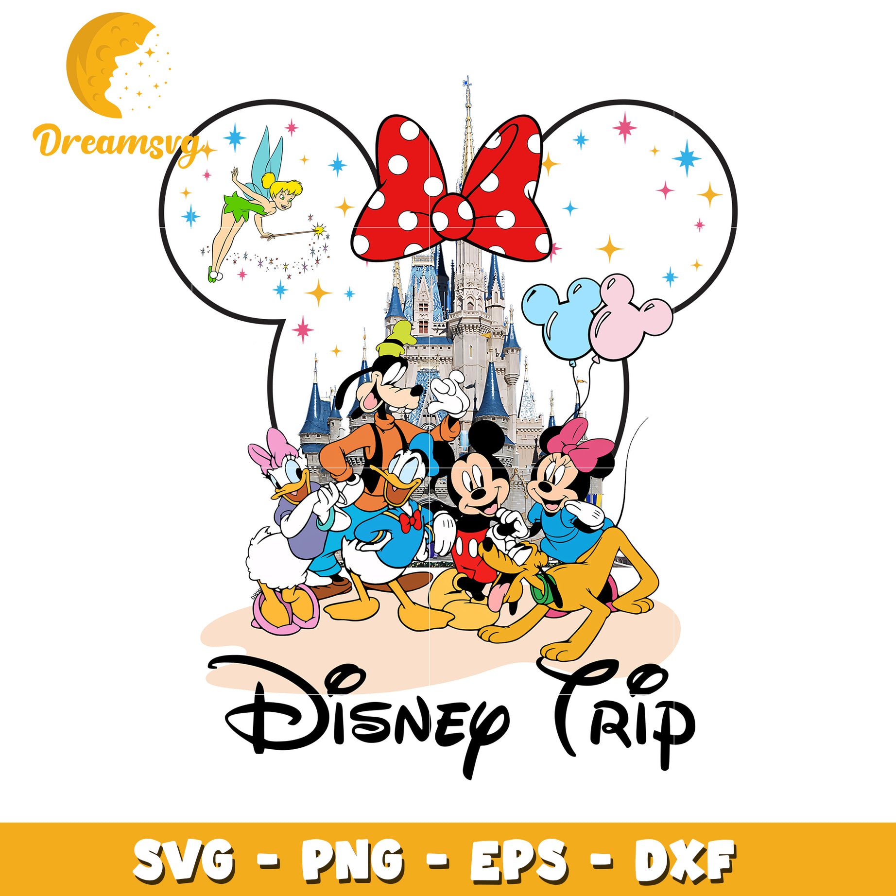 Disney Trip SVG PNG EPS DXF Cut File