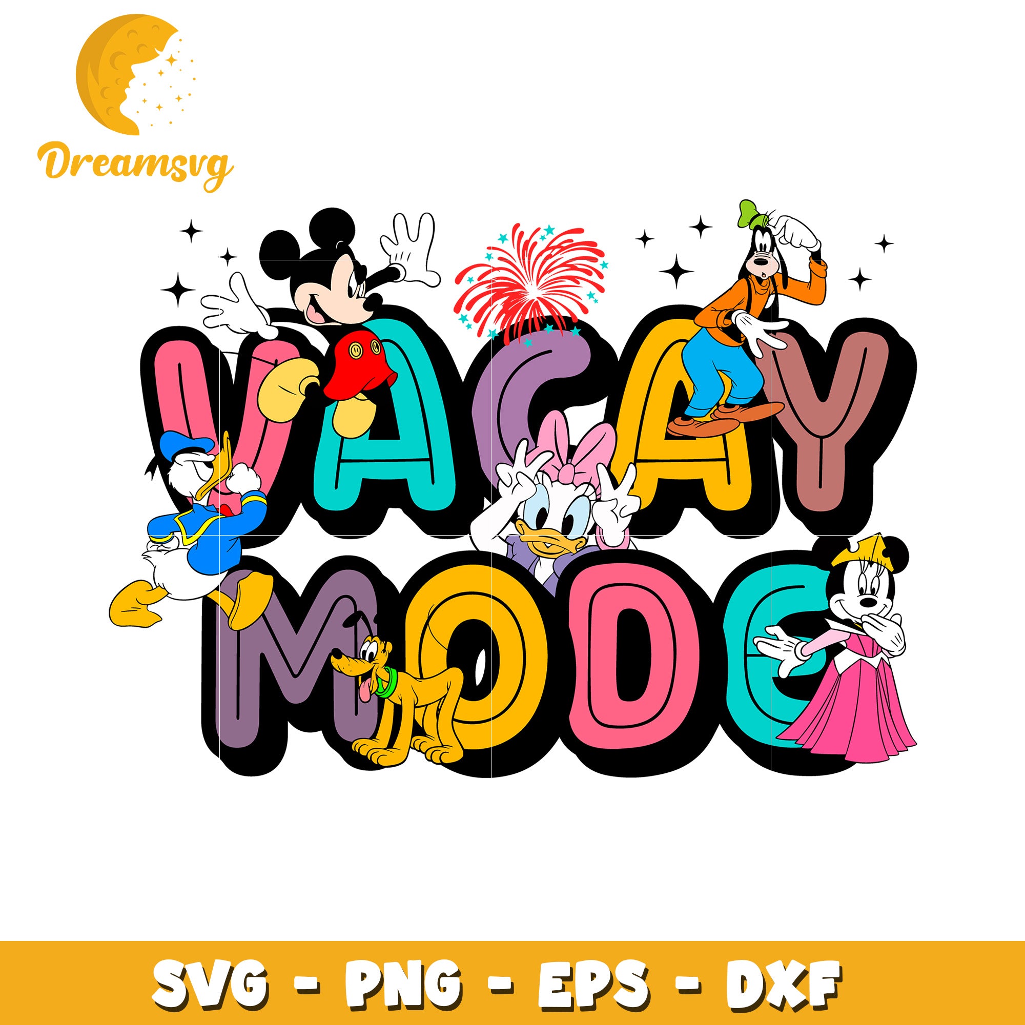 Disney Vacation Mode SVG Cut Files