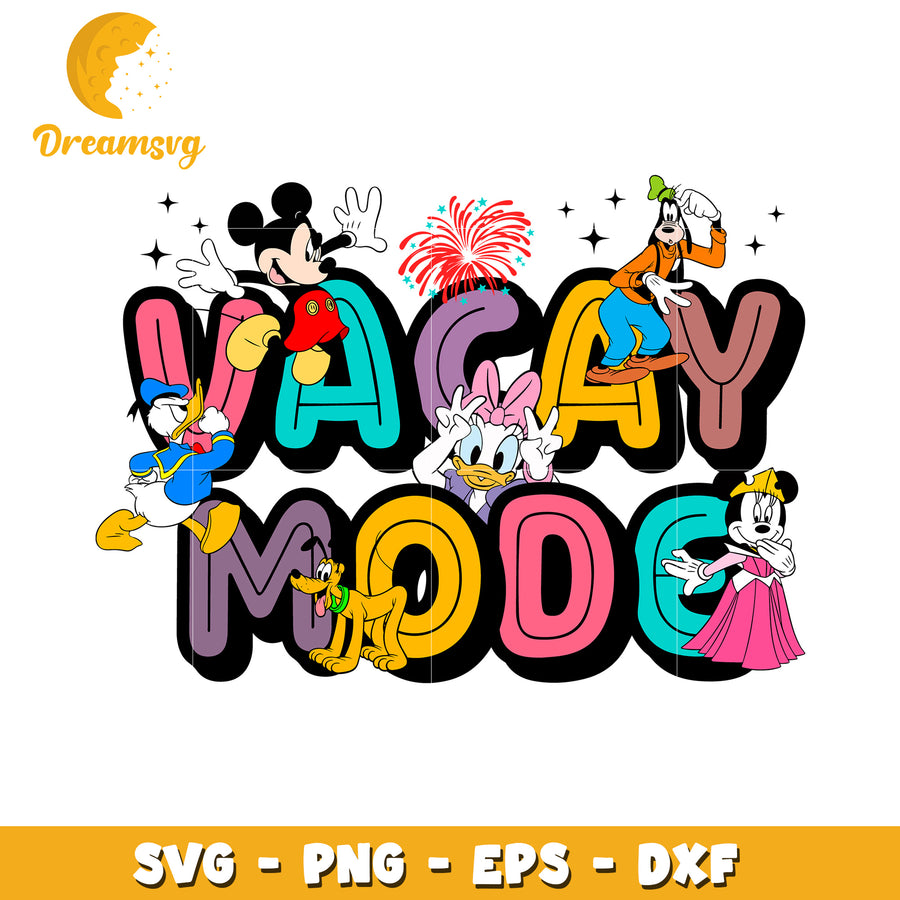 Disney Vacation Mode SVG Cut Files
