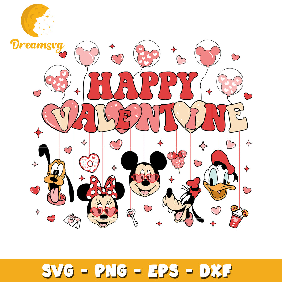 Disney Valentine SVG PNG EPS DXF