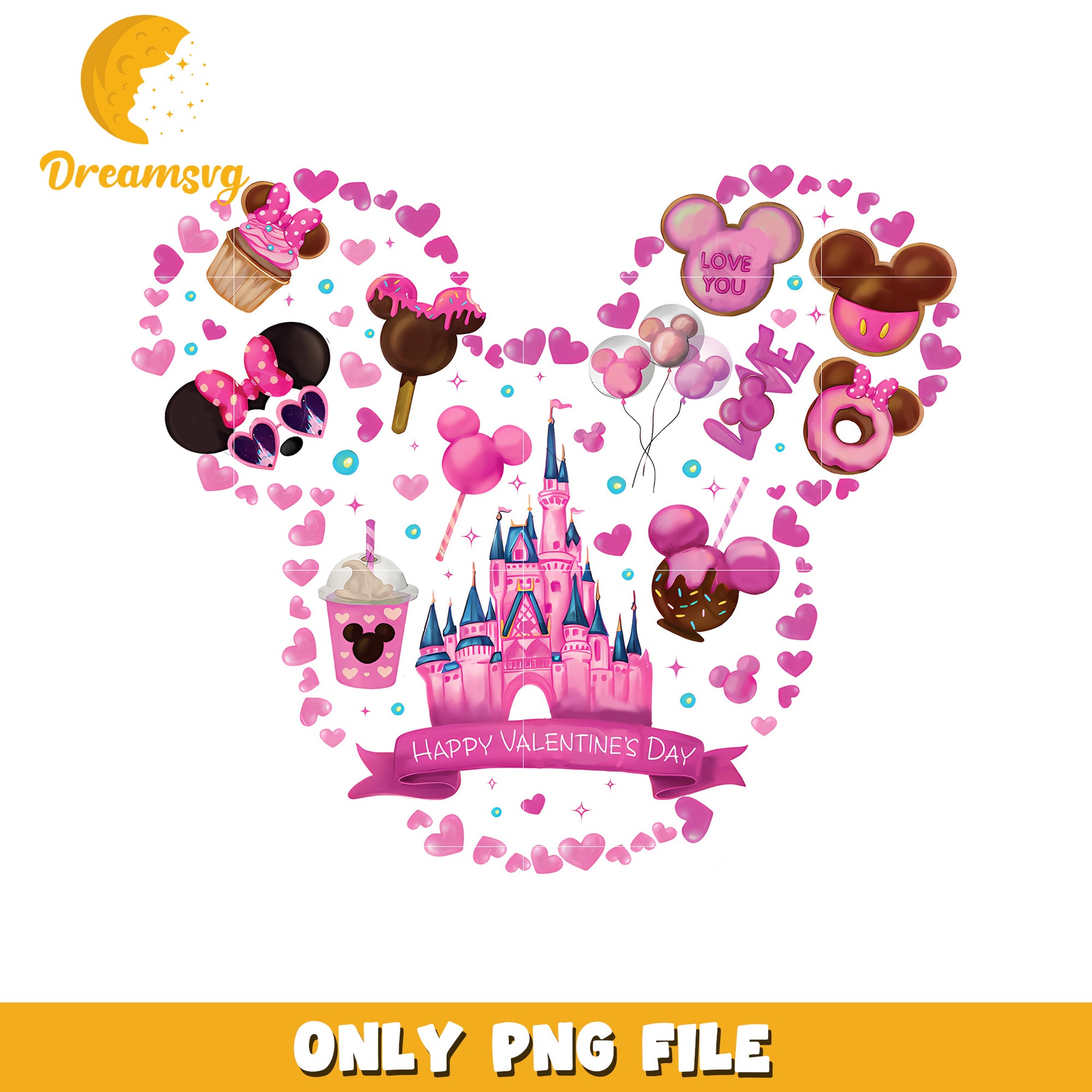 Disney Valentines PNG Printable