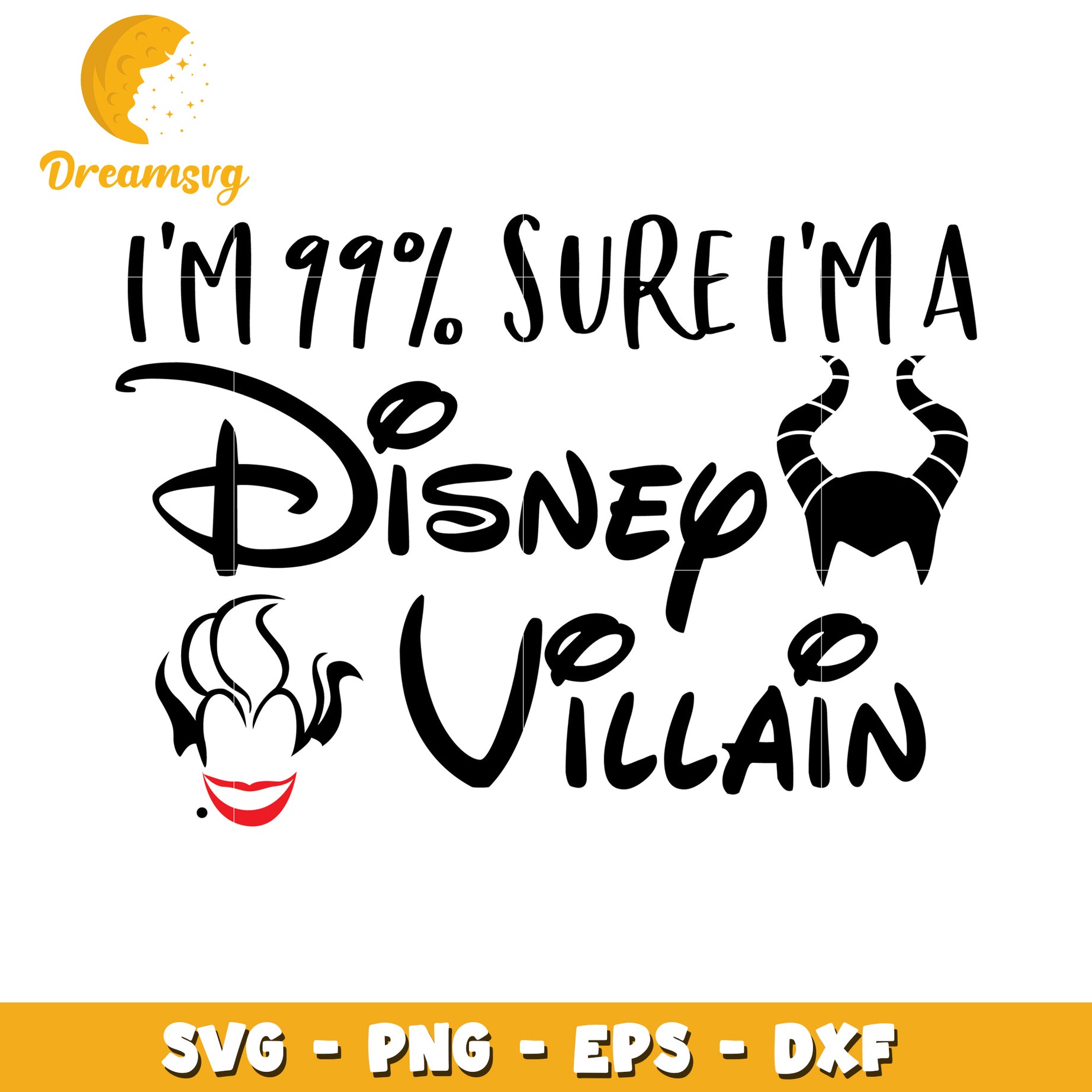 Disney Villain SVG Cut File