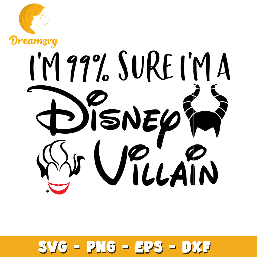 Disney Villain SVG Cut File