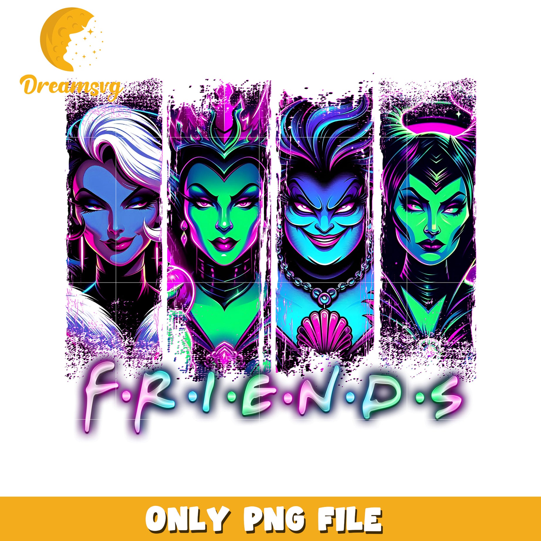 Disney Villains Friends PNG