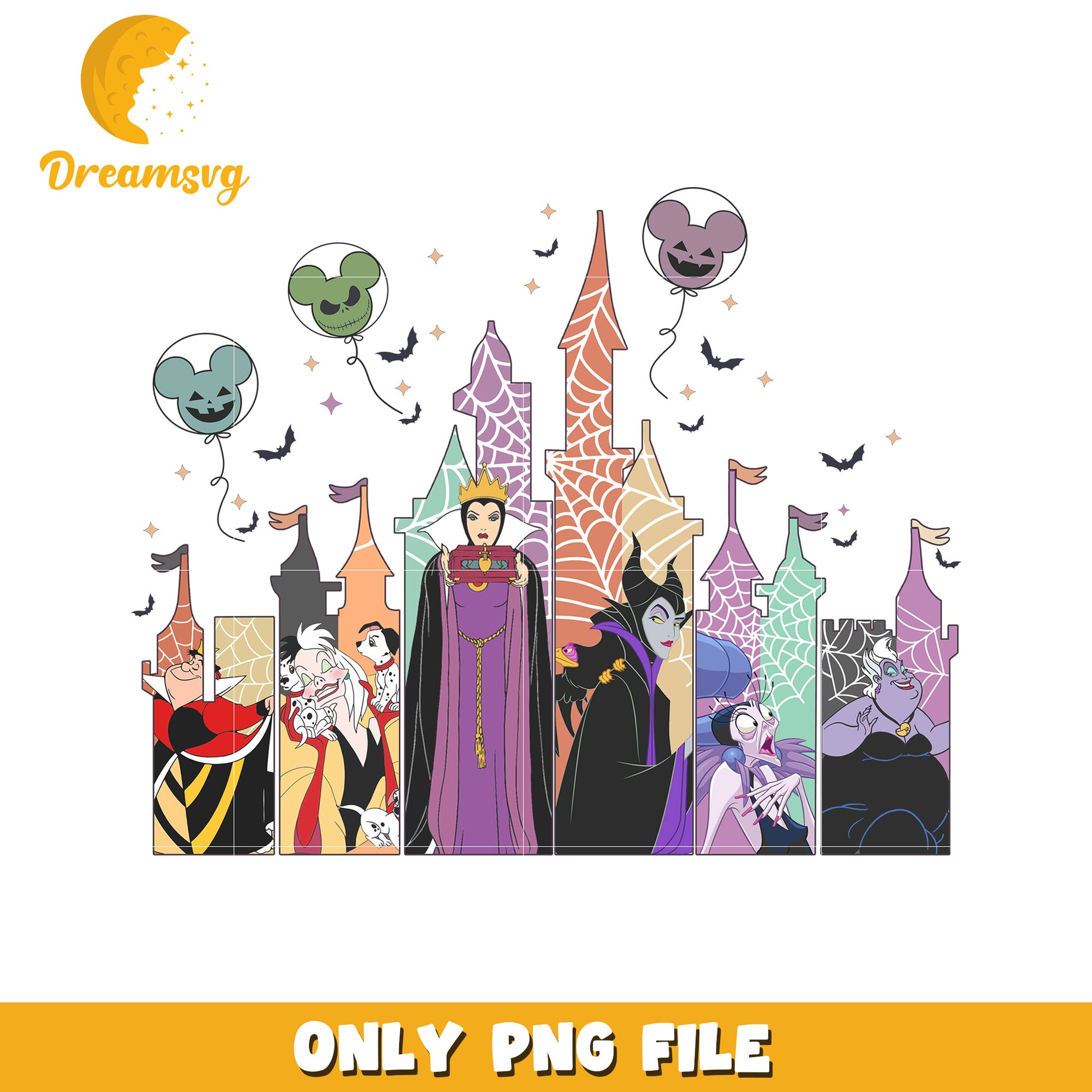 Disney Villains Halloween PNG