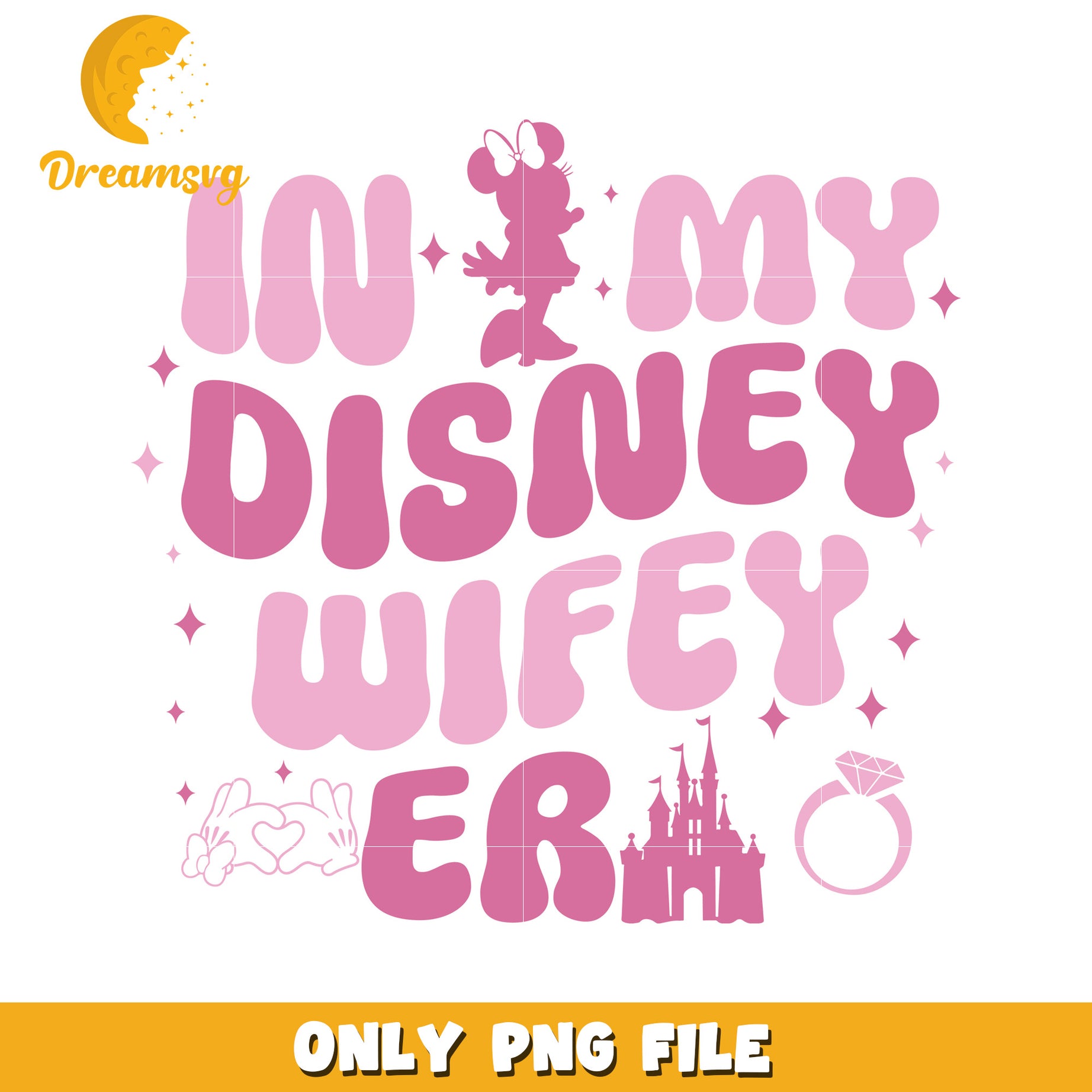 Disney Wife PNG Sublimation Design