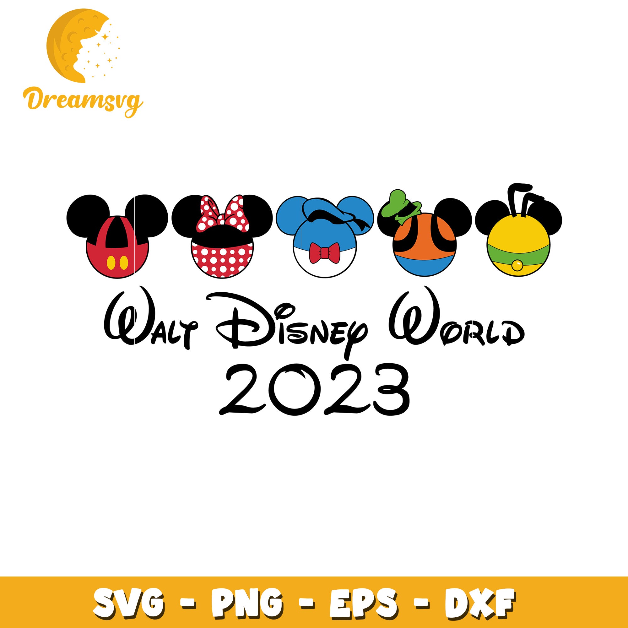 Disney World 2023 SVG PNG EPS DXF