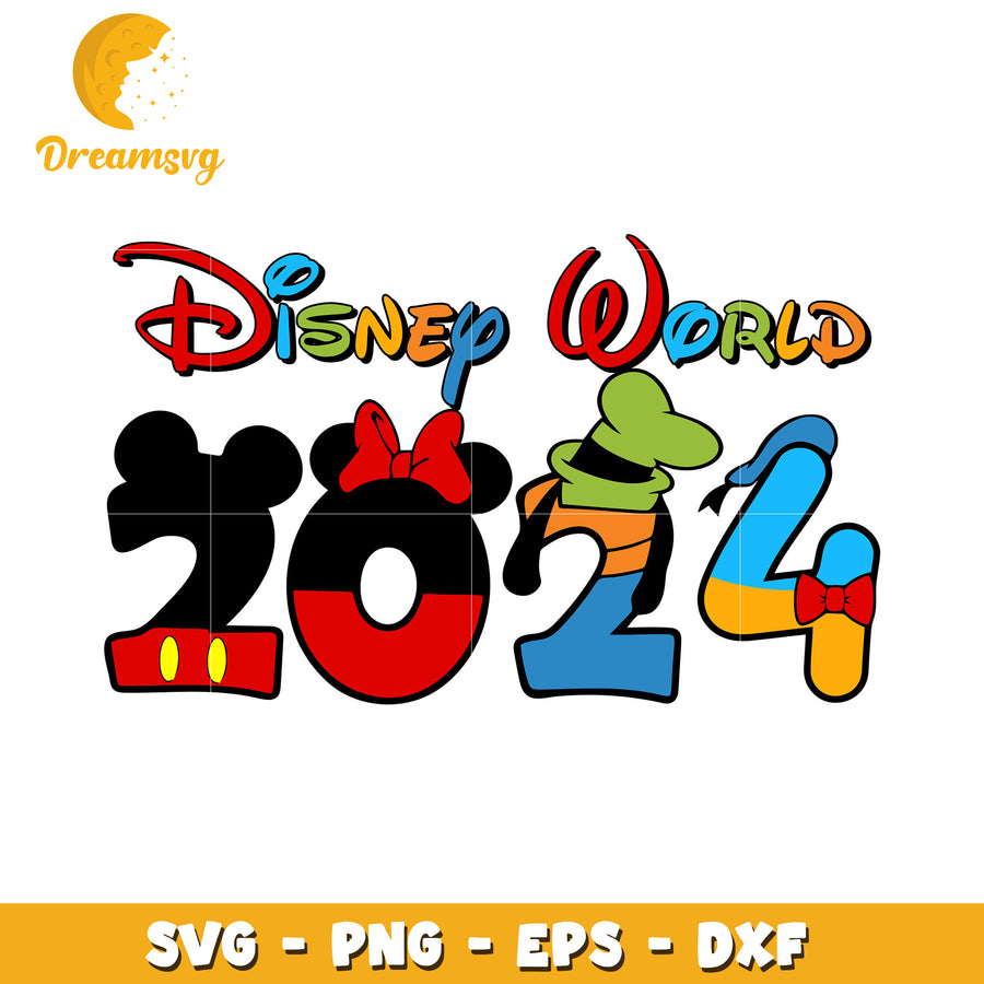 Disney World 2024 SVG PNG EPS DXF