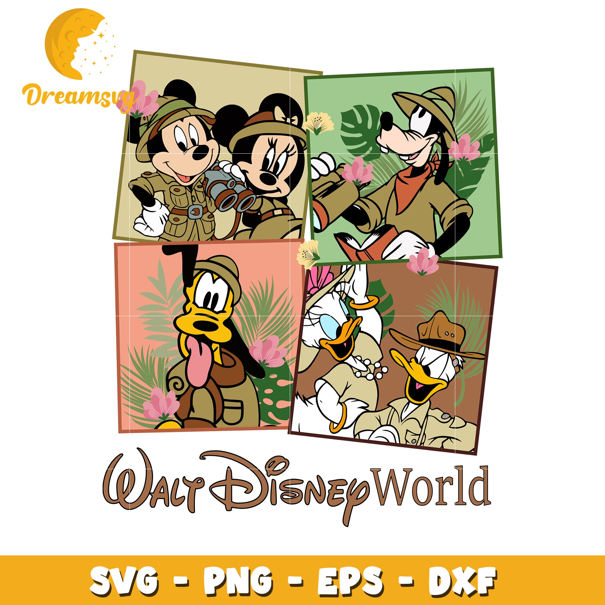 Disney World Safari SVG PNG EPS DXF