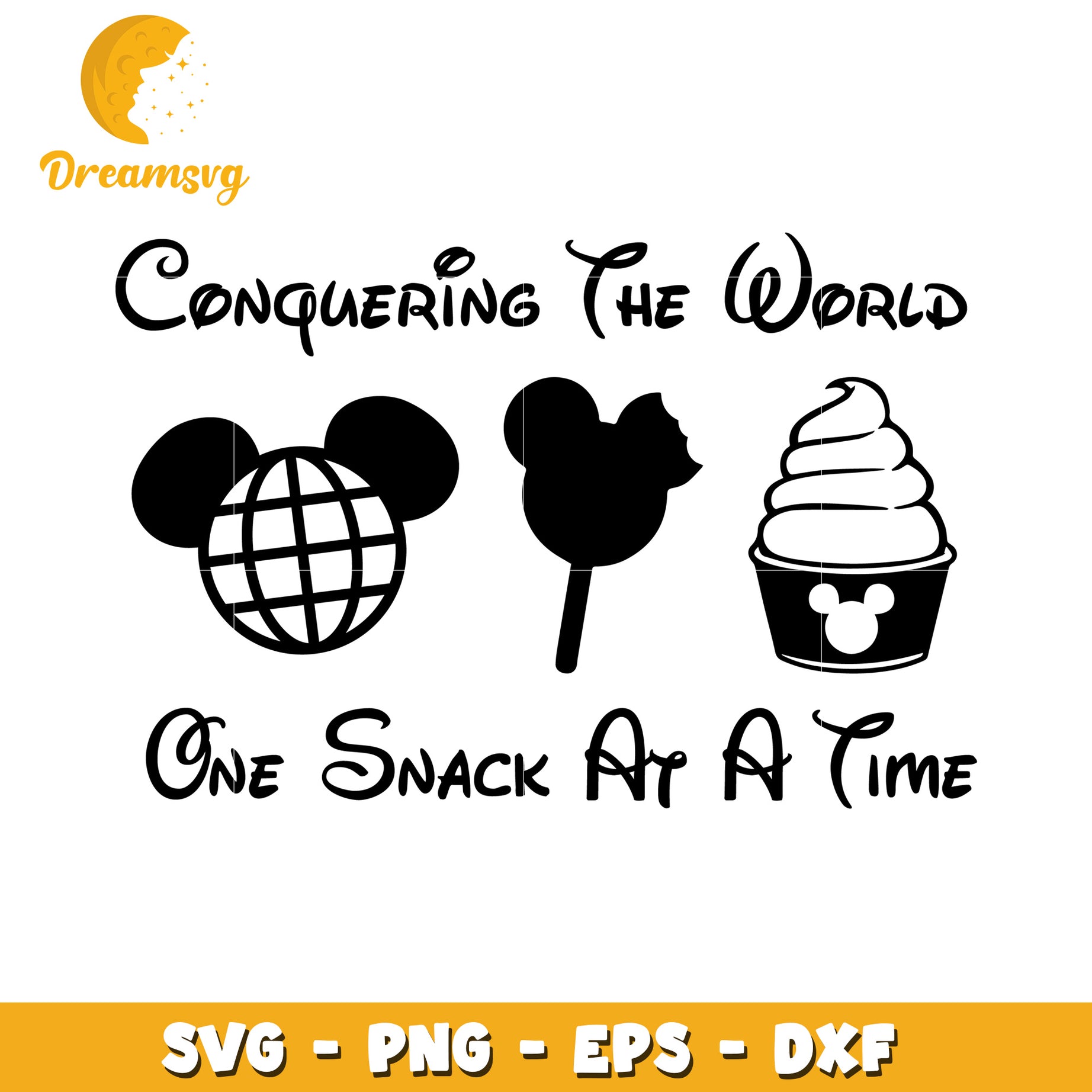 Disney World Snack SVG Cut Files