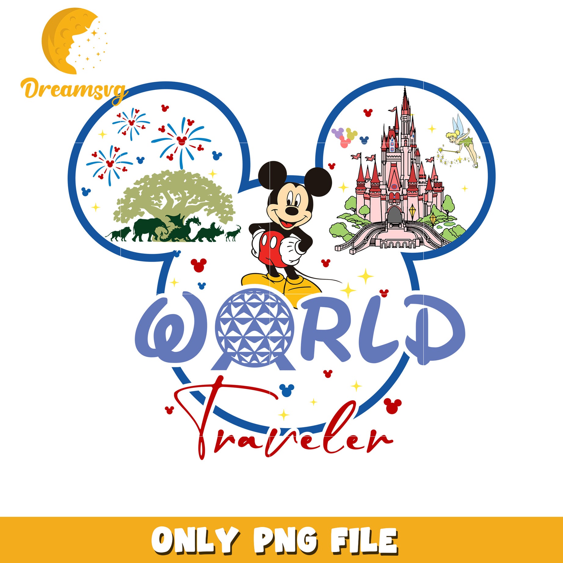 Disney World Traveler PNG