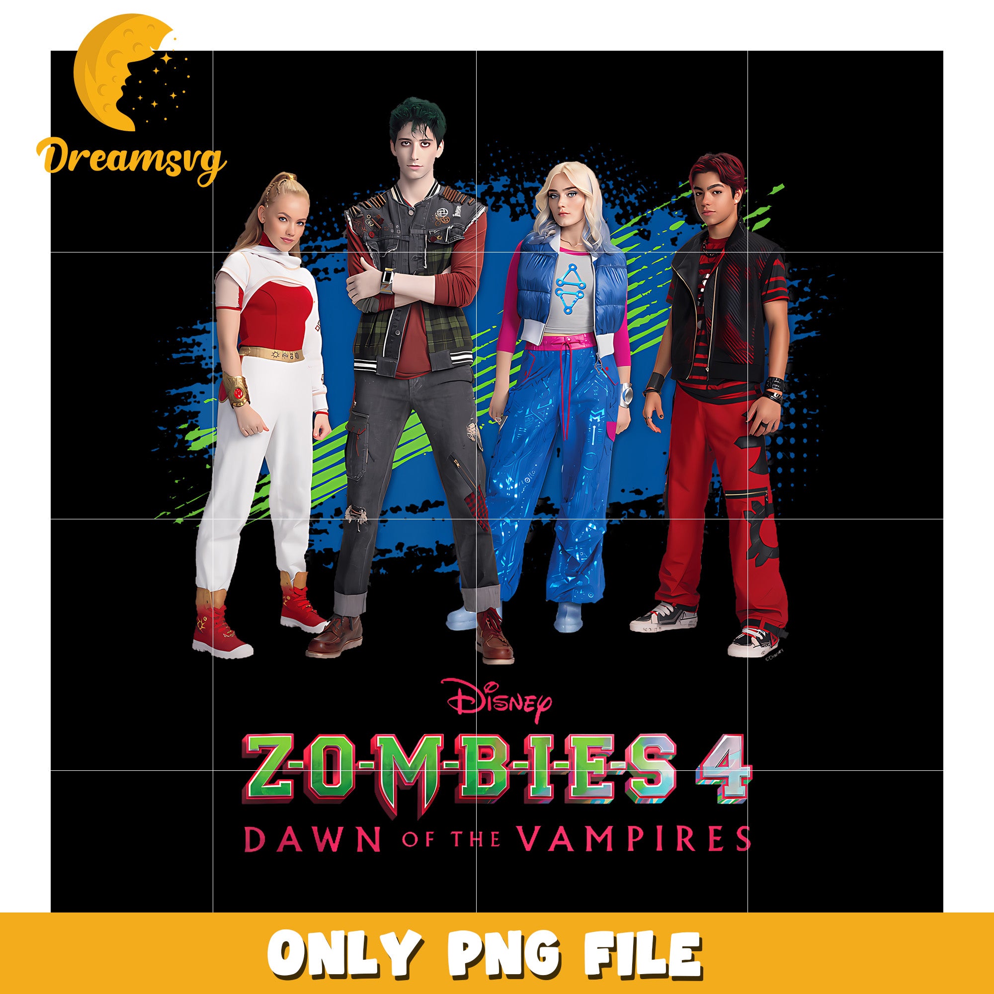 Disney Zombies 4 Nova  png, trending memes png, halloween png