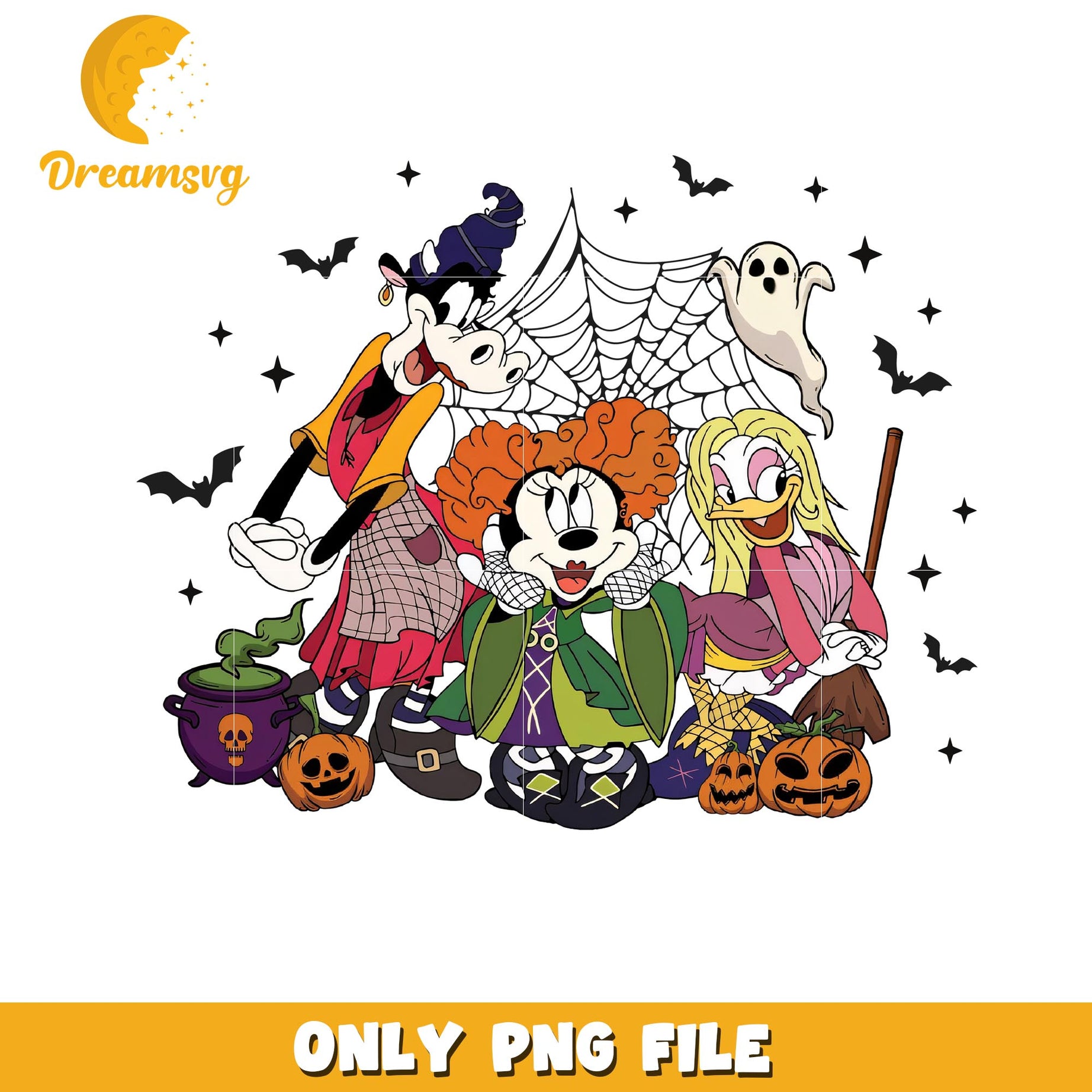 Disney bat Hocus Pocus Mickey png, Disney cartoon friends Hocus Pocus png