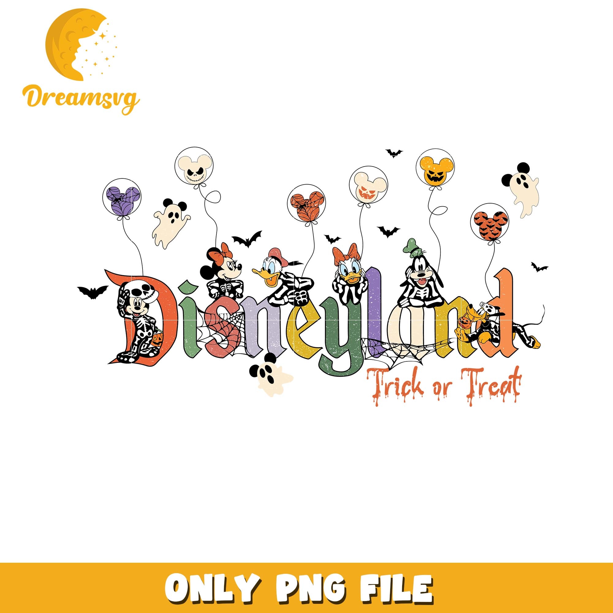 Disney friends halloween skeleton png, Disney world halloween vibes png